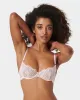 Peyton Lace Bra Pink sold by Bluebella
