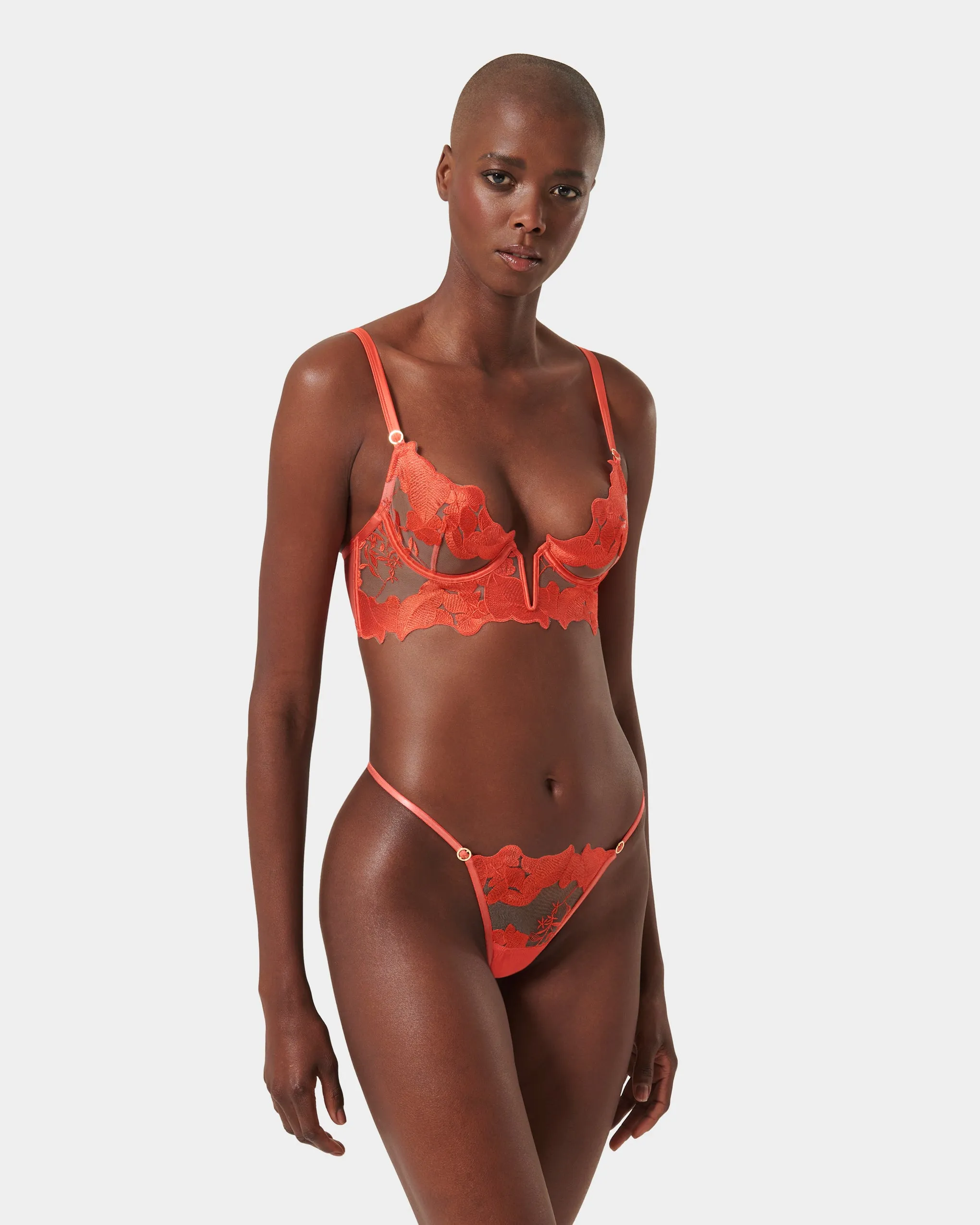Set: Serenity Hot Coral/Sheer sold by Bluebella product image thumbnail 2