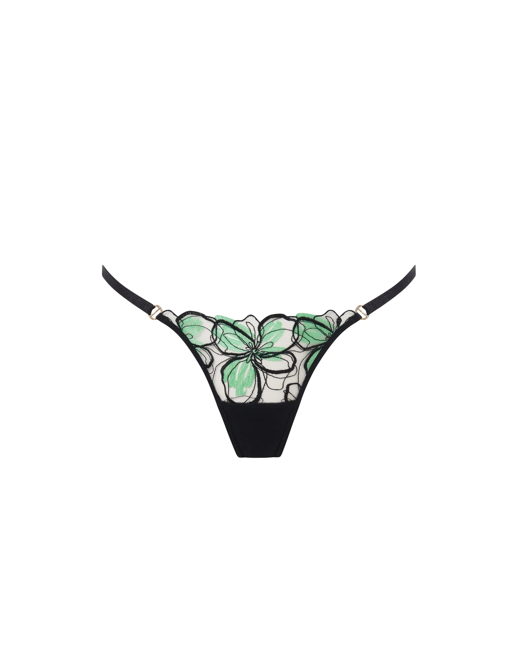 Odette Thong Black/Summer Green sold by Bluebella product image thumbnail 5
