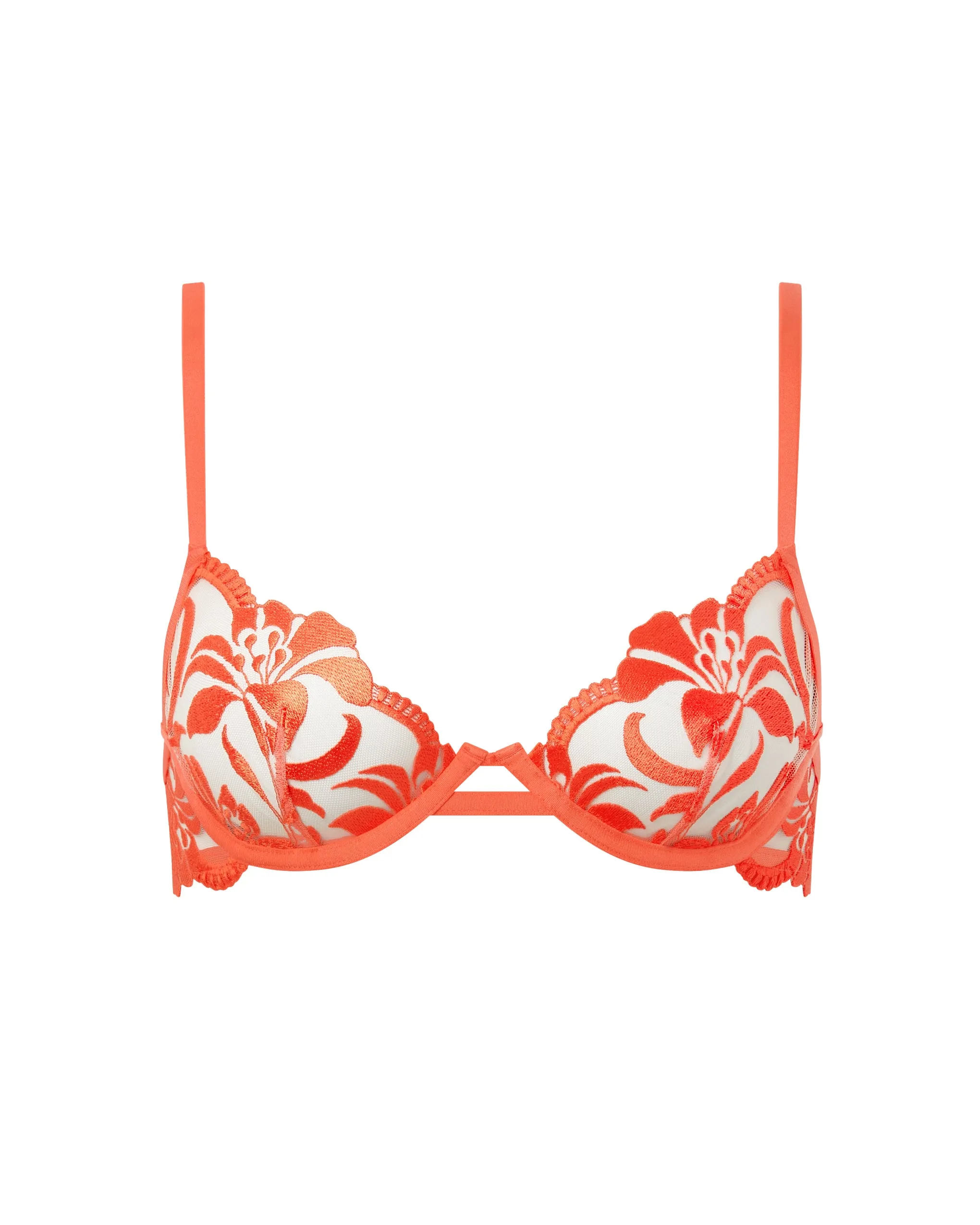 Leonora Floral Embroidered Bra Coral sold by Bluebella product image thumbnail 5