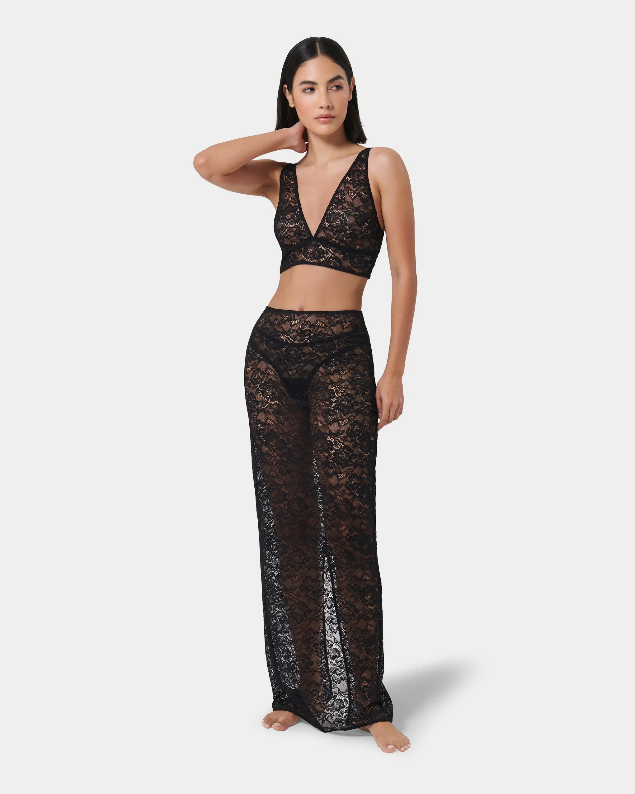 Fallon Lace Bralette Black sold by Bluebella product image thumbnail 2