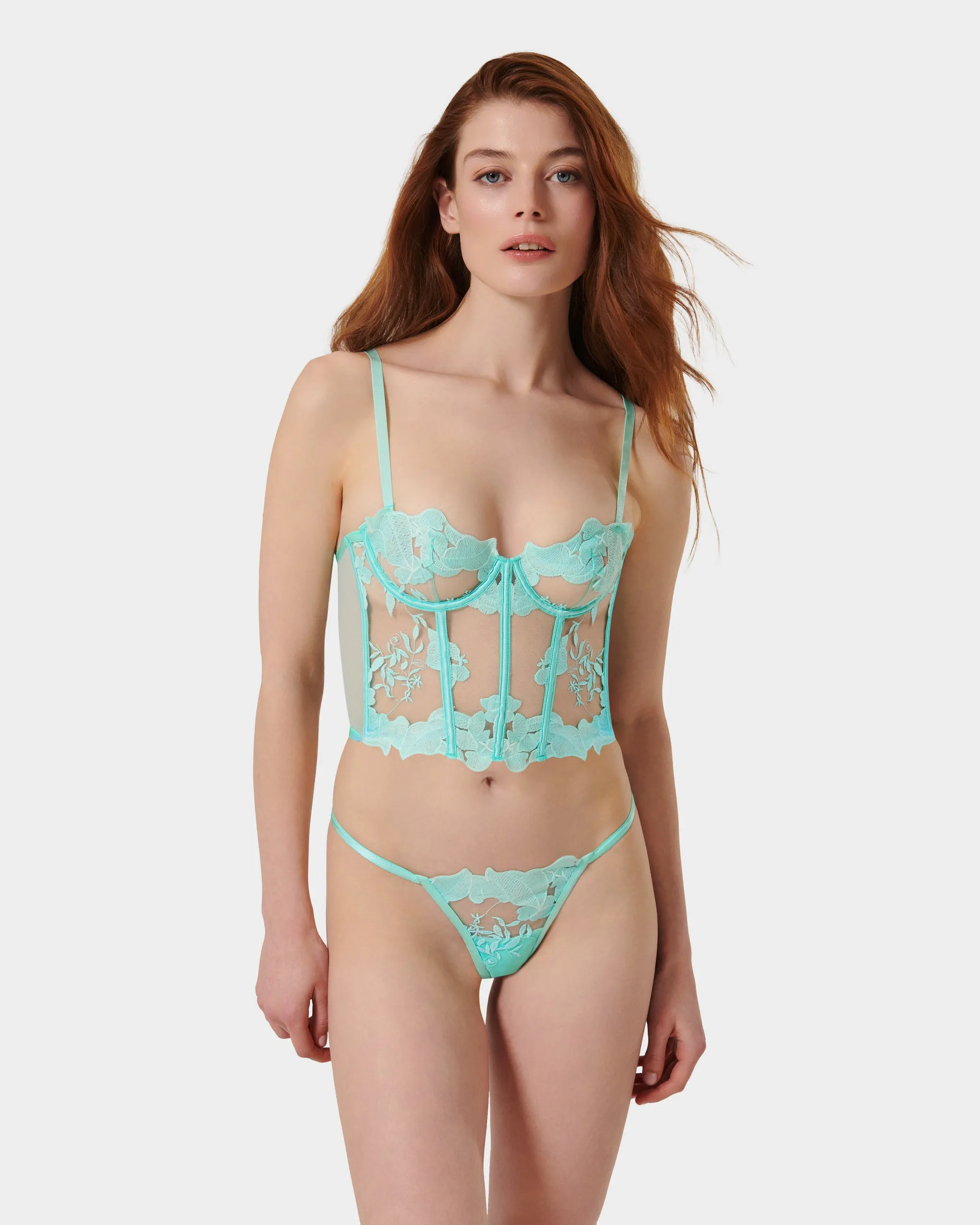 Serenity Thong Island Paradise Blue sold by Bluebella product image thumbnail 2
