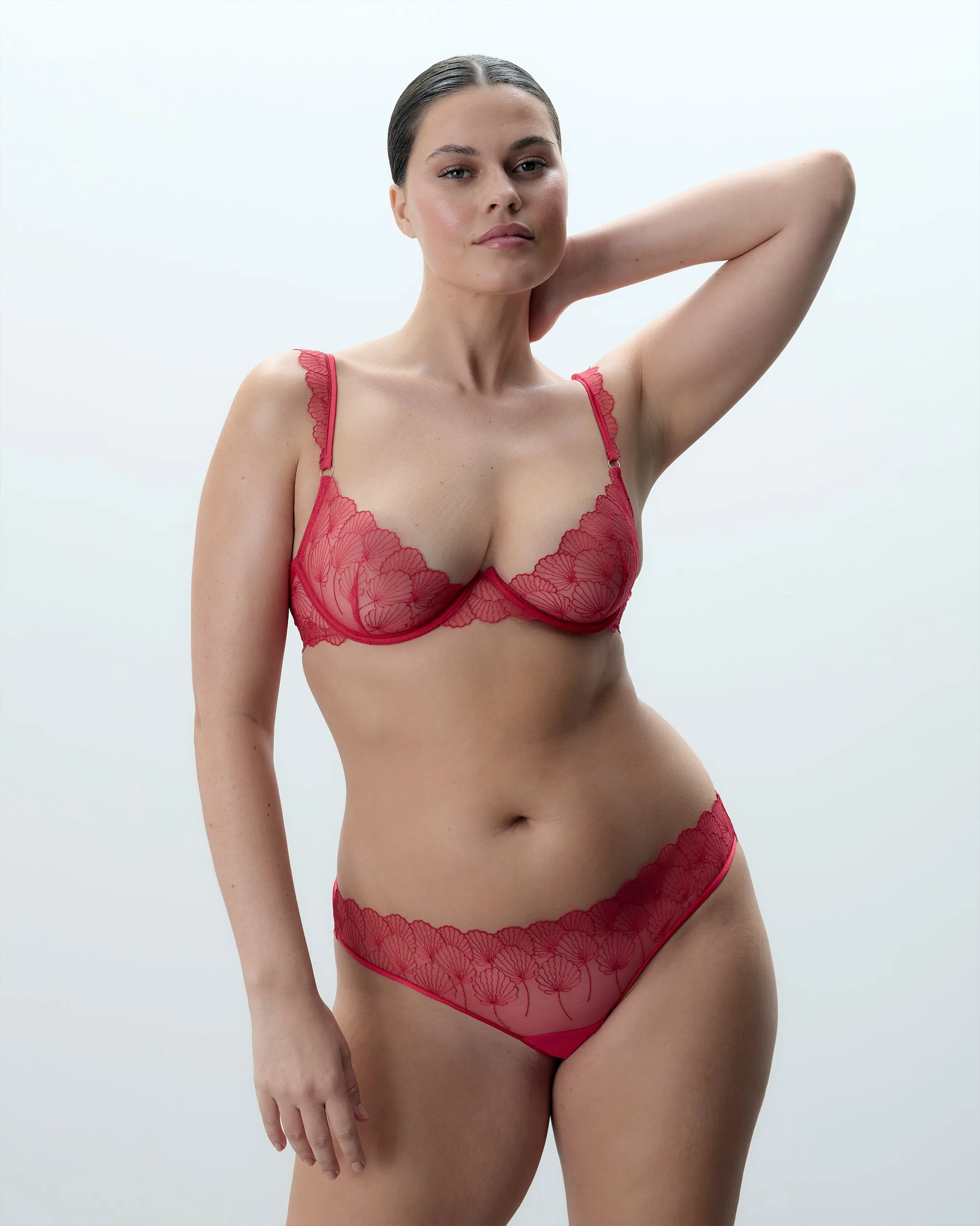 Set: Vermont DD+ Lingerie Set Pink sold by Bluebella