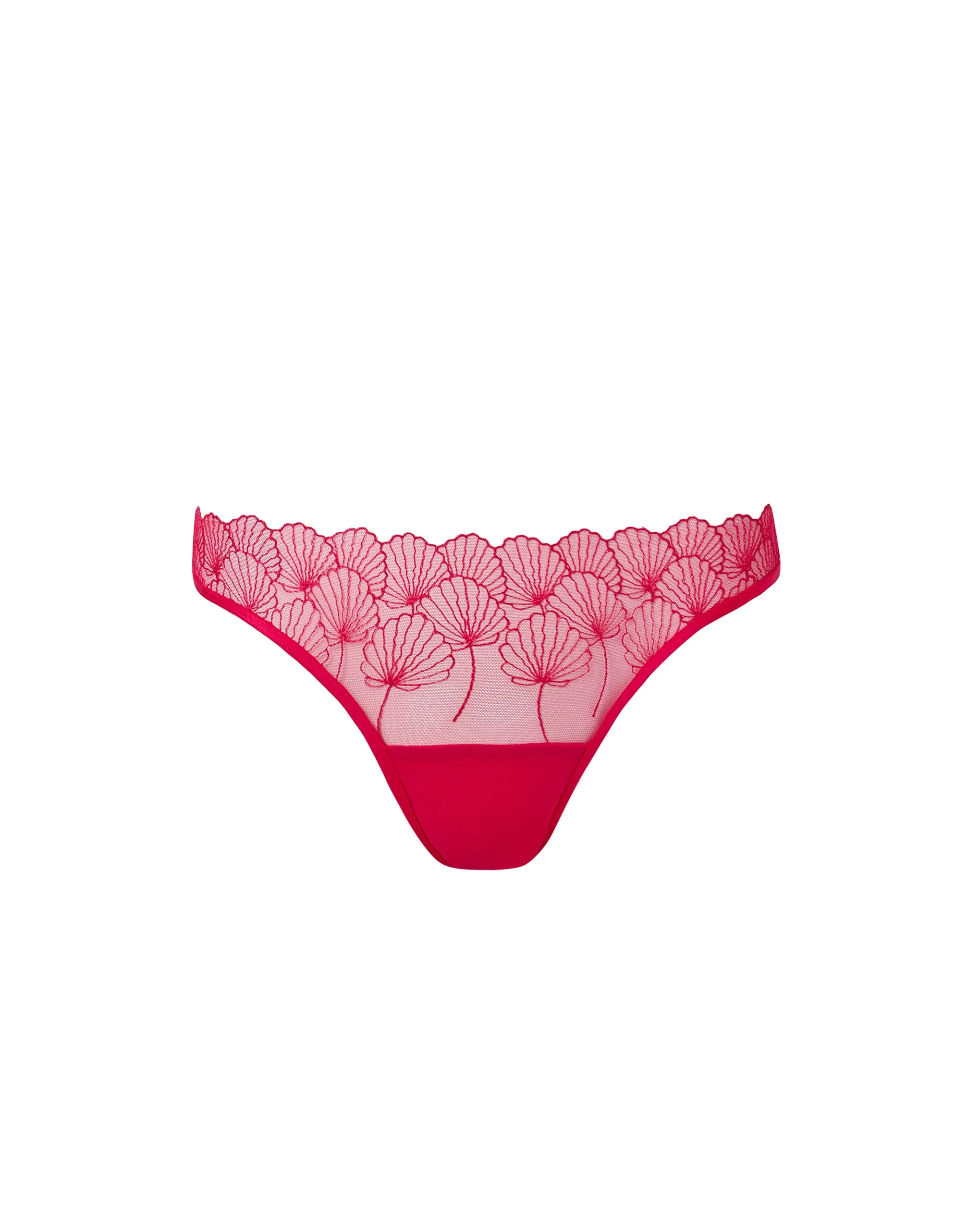 Vermont Embroidered Sheer Brief Pink sold by Bluebella product image thumbnail 5