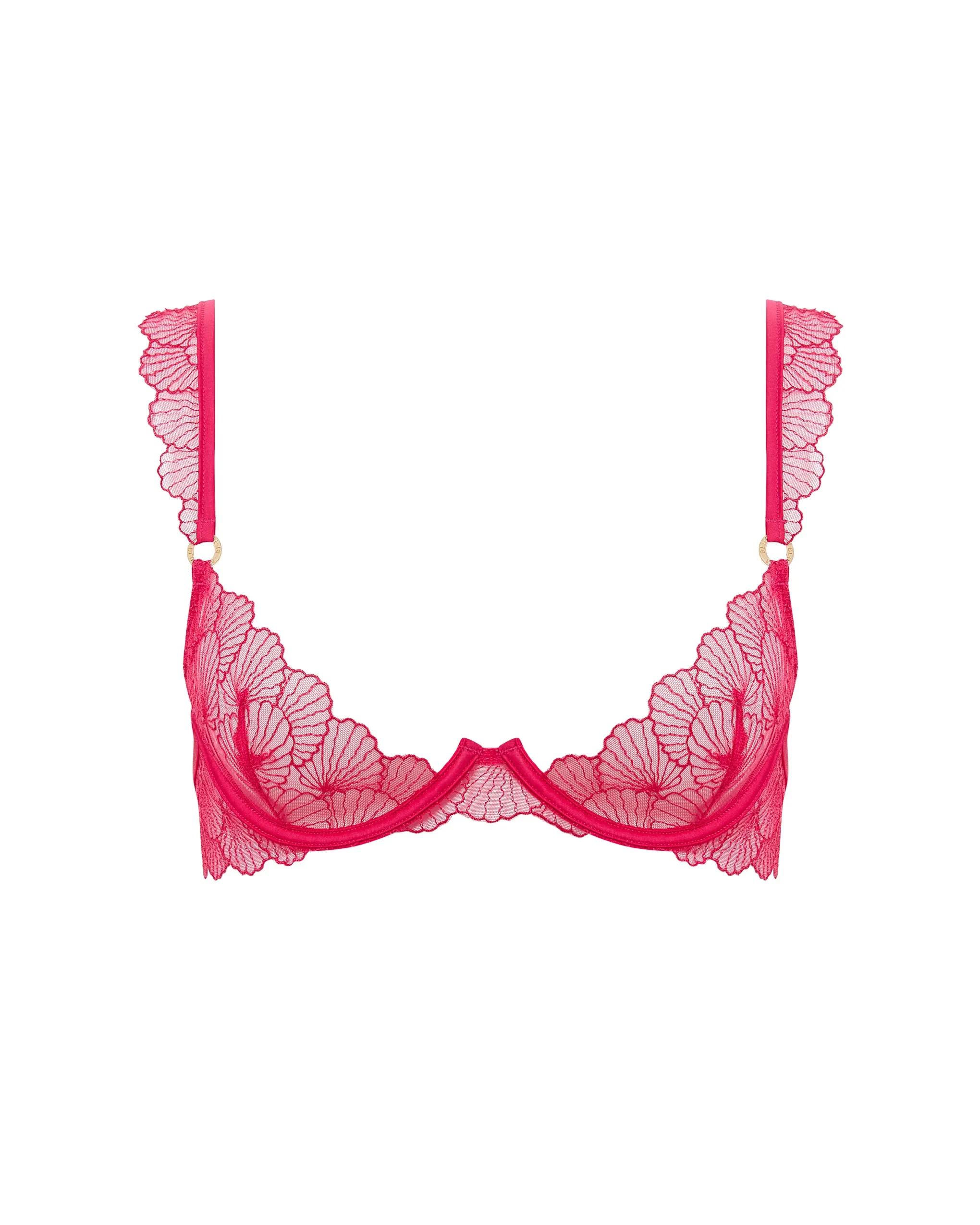 Vermont Embroidered Sheer Bra Pink sold by Bluebella product image thumbnail 5