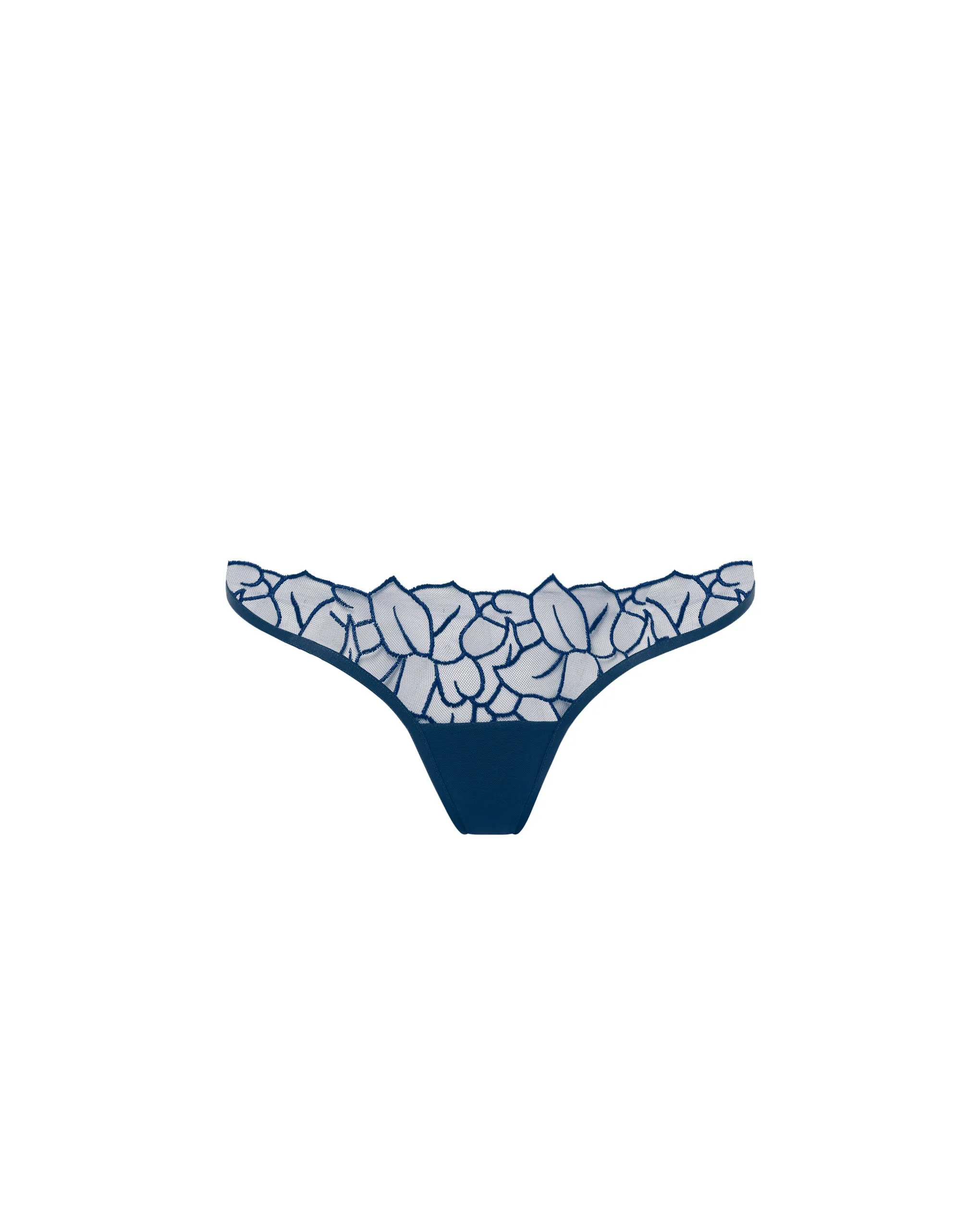 Laurel Leaf Embroidered Brief Navy sold by Bluebella product image thumbnail 5