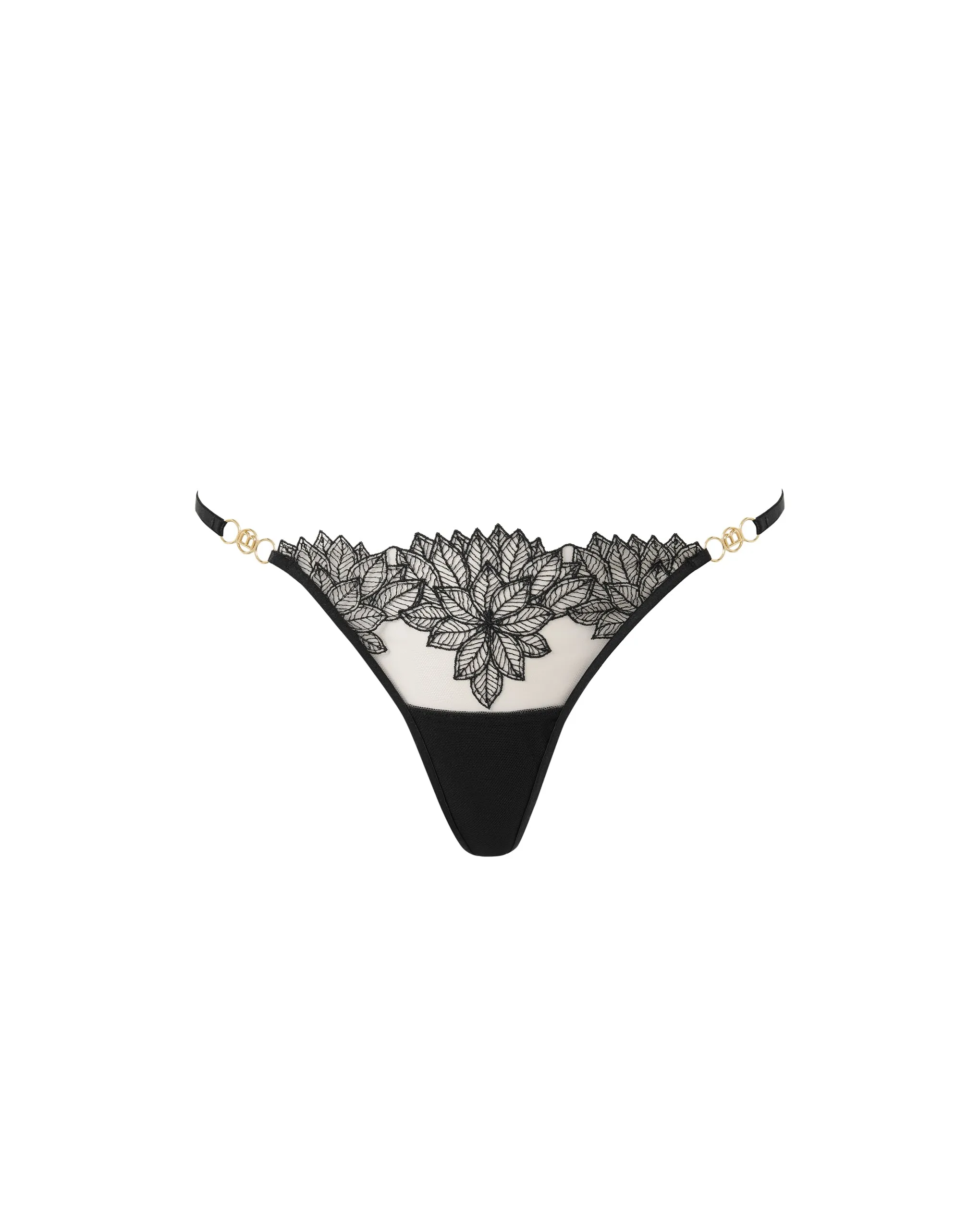 Inaya Sheer Floral Thong Black sold by Bluebella product image thumbnail 5
