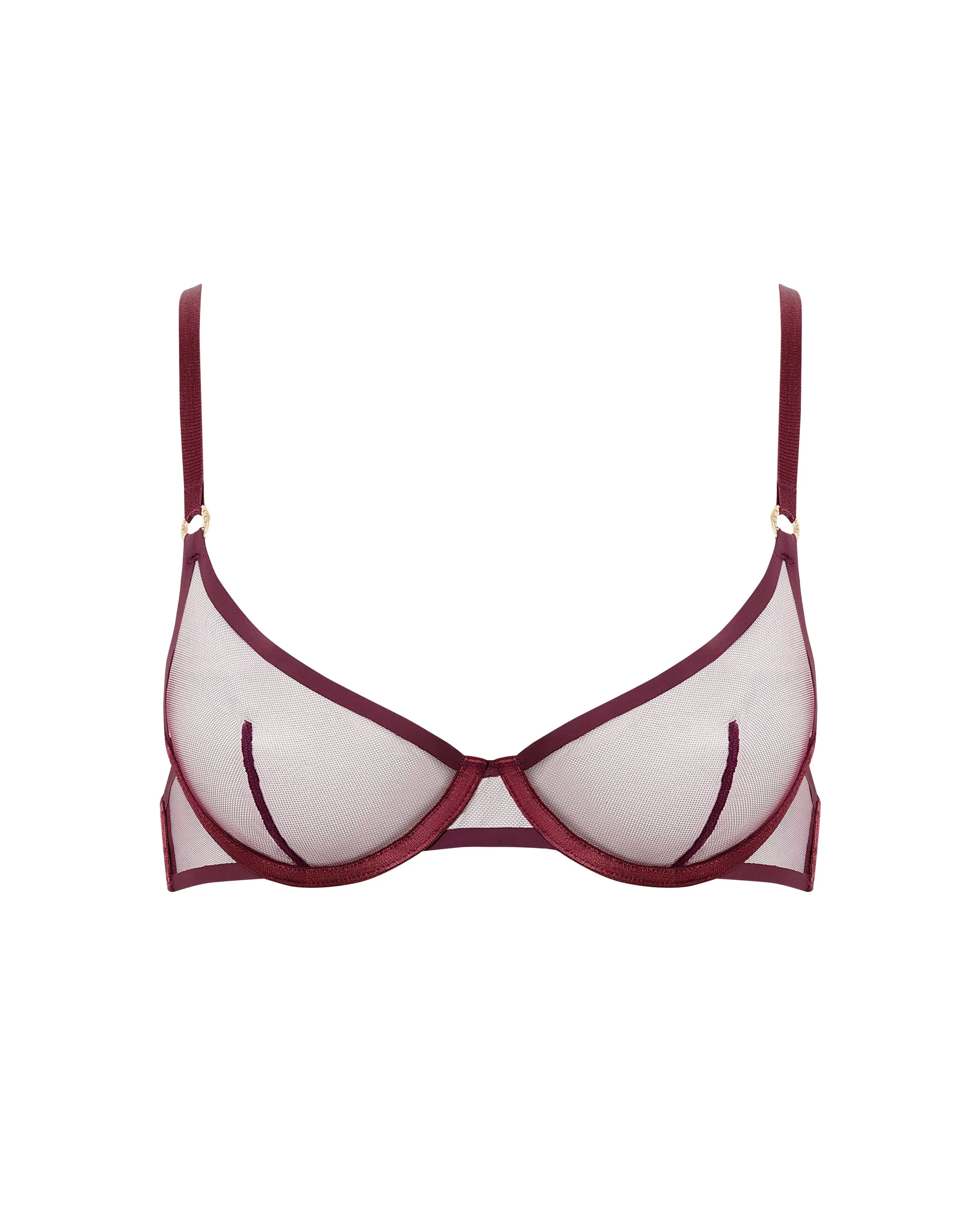 Naomi Mesh Bra Cherry sold by Bluebella product image thumbnail 5