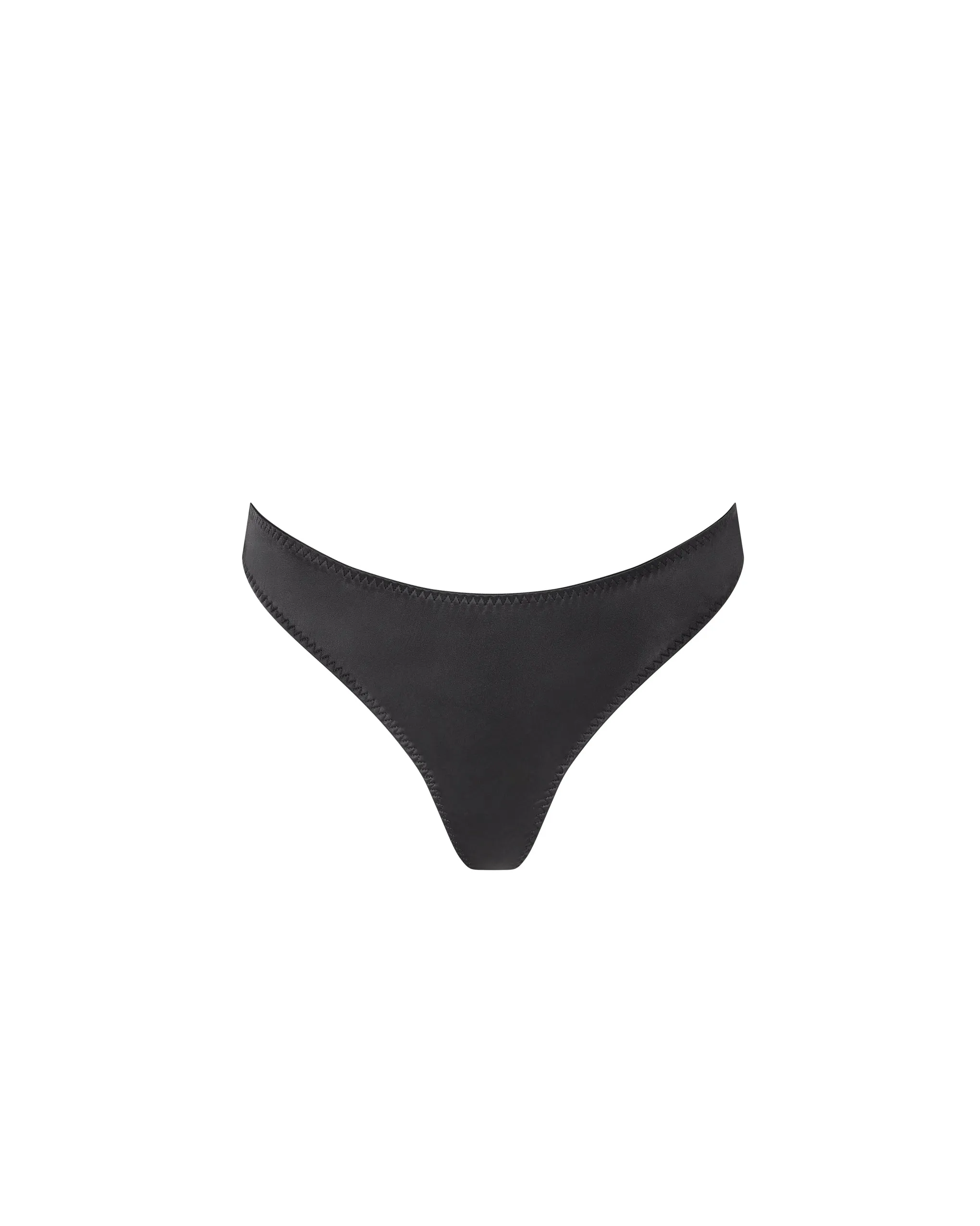 Verona Satin Thong Black sold by Bluebella product image thumbnail 5