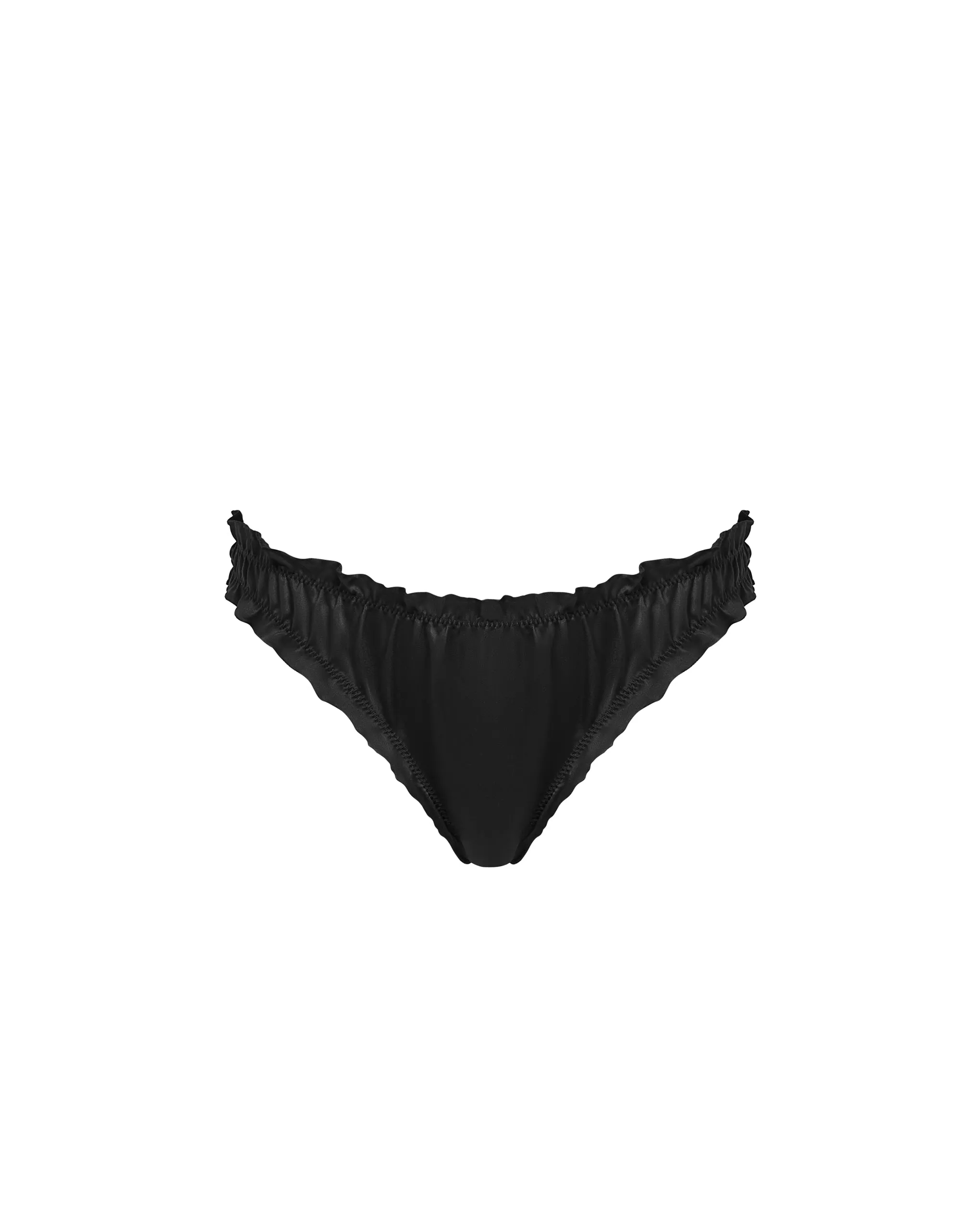 Verona Satin Gifting Thong Black sold by Bluebella product image thumbnail 5