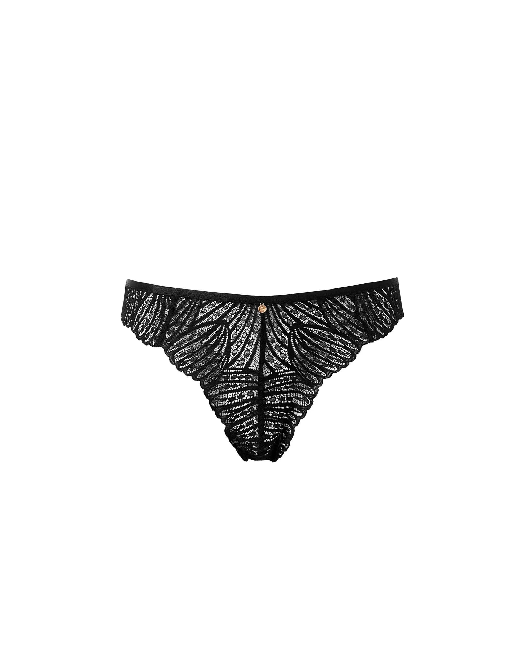 Peyton Lace Thong Black sold by Bluebella product image thumbnail 5