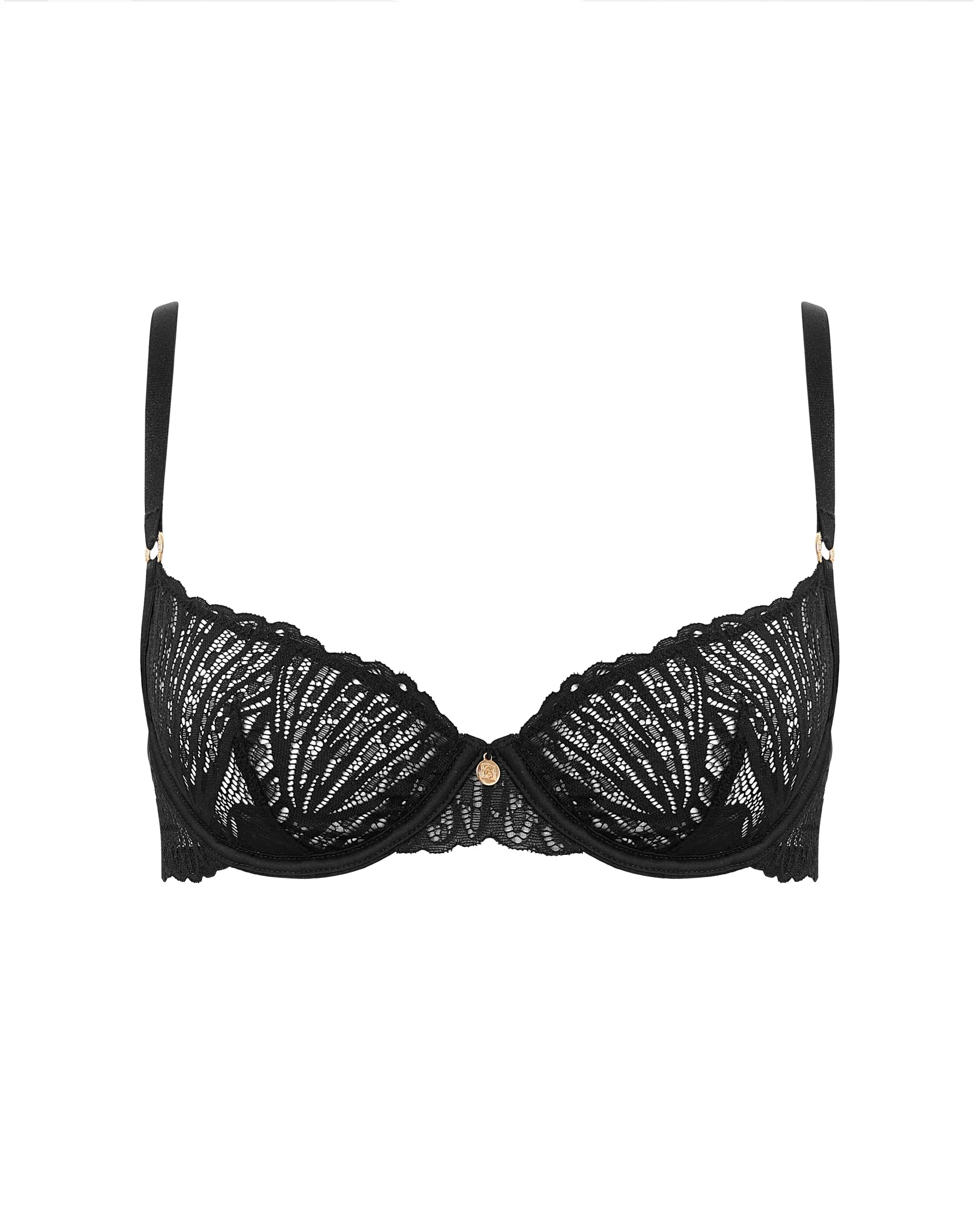 Peyton Lace Bra Black sold by Bluebella product image thumbnail 5