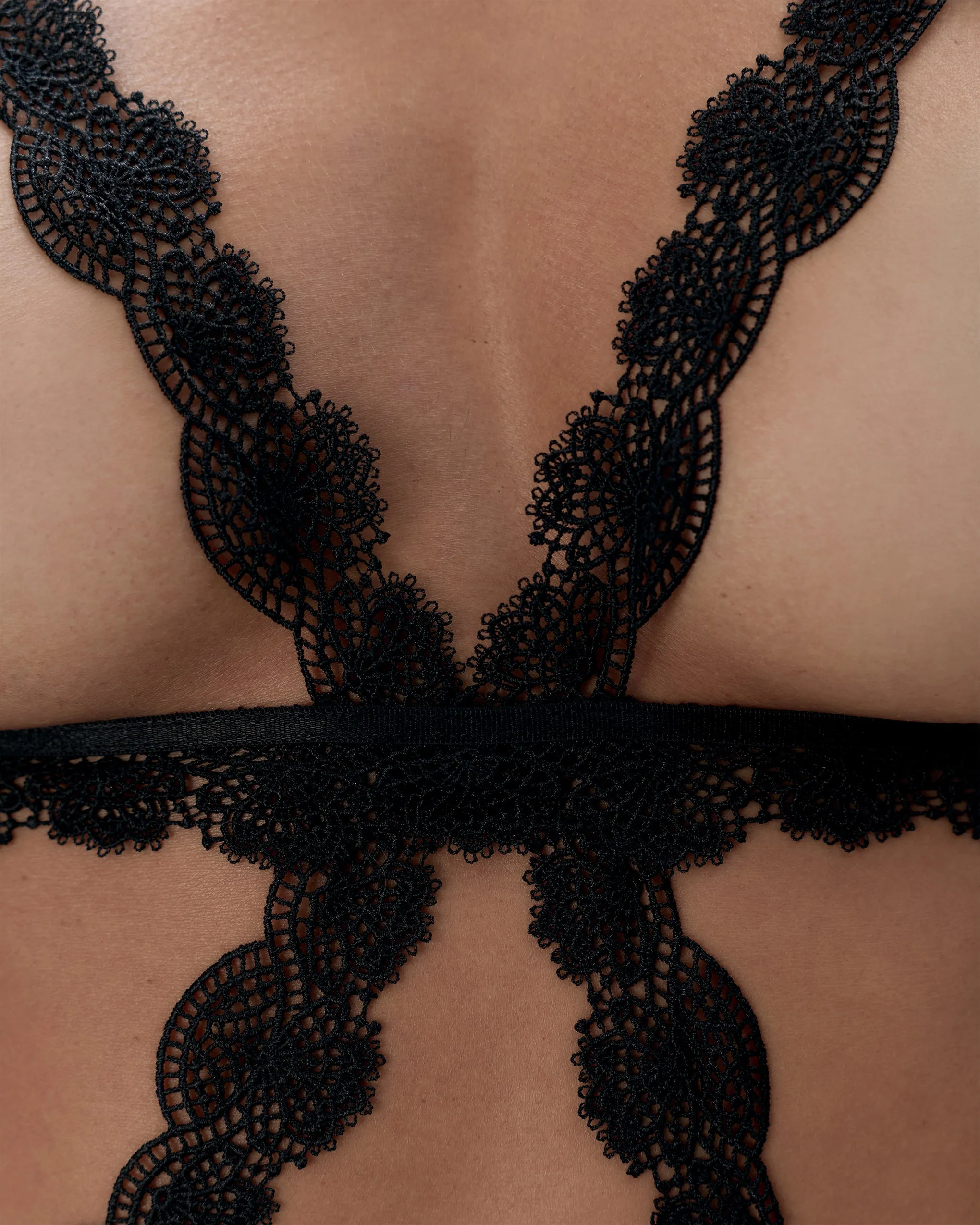 Arella Open Bodysuit Black sold by Bluebella product image thumbnail 4