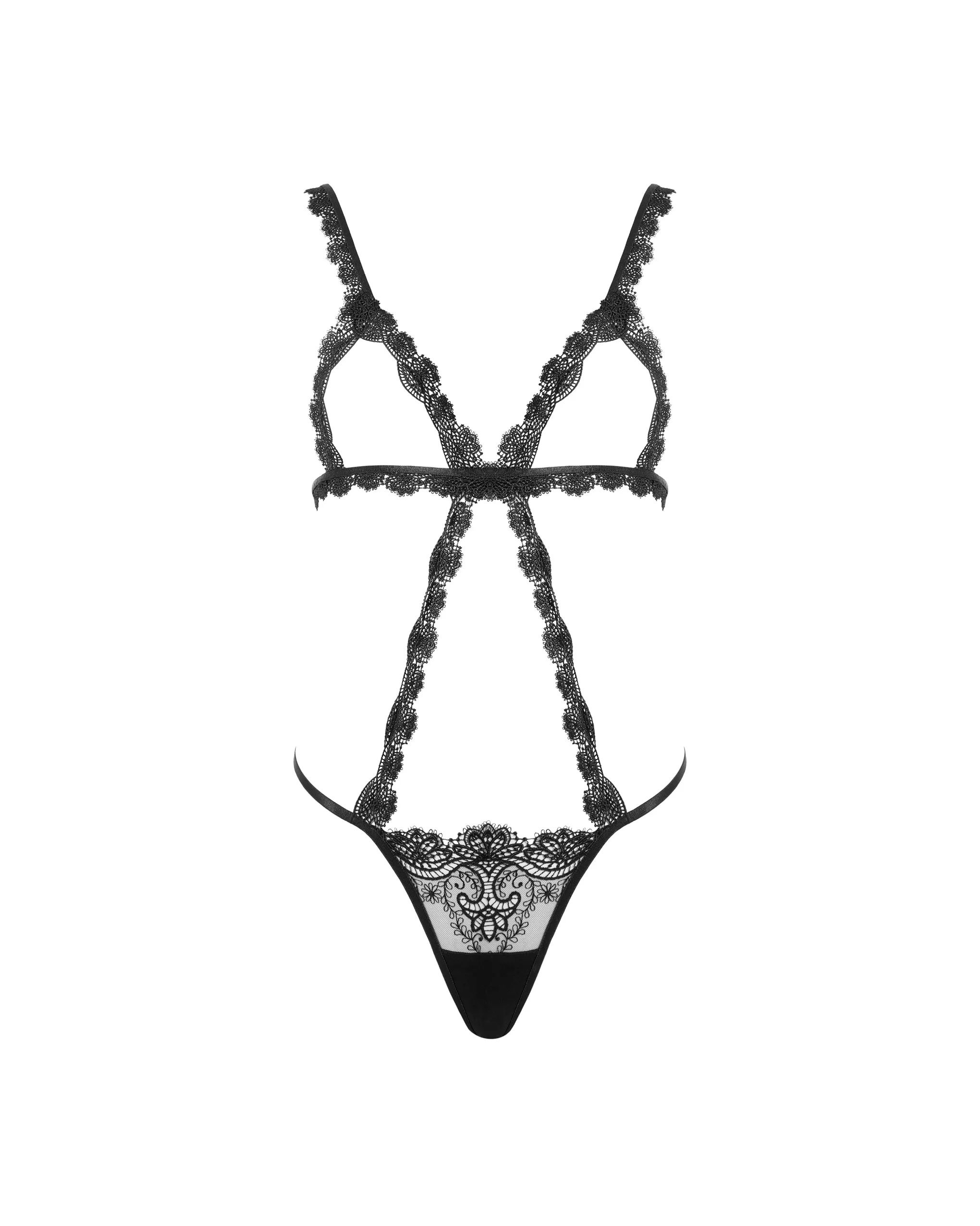 Arella Open Bodysuit Black sold by Bluebella product image thumbnail 5