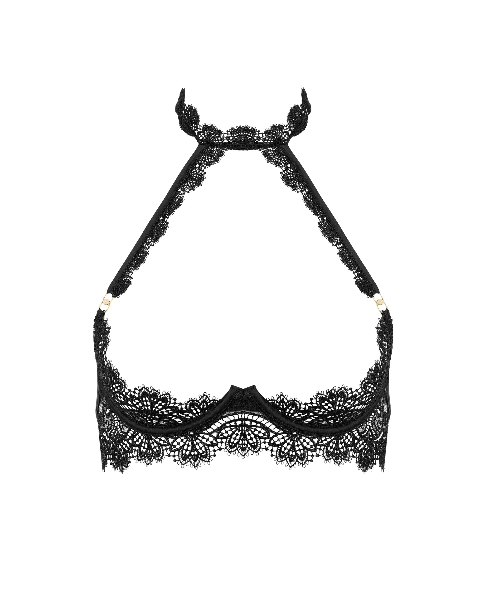 Arella Open Harness Bra Black sold by Bluebella product image thumbnail 5