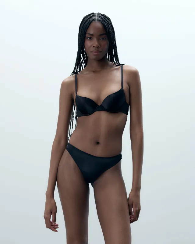 Set: Verona Bra & Thong Set Black sold by Bluebella