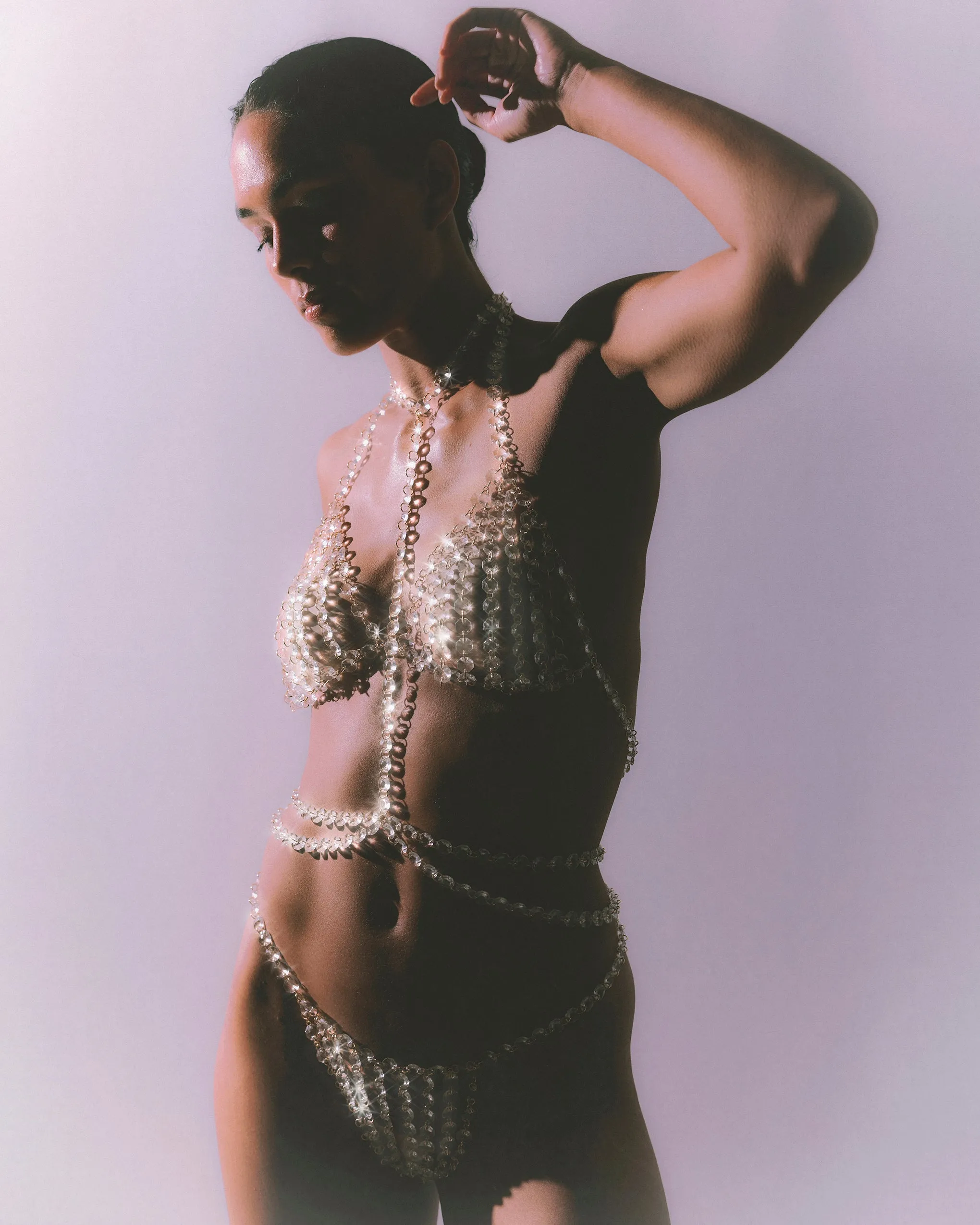 Set: Crystal Lingerie Set Clear sold by Bluebella product image thumbnail 5