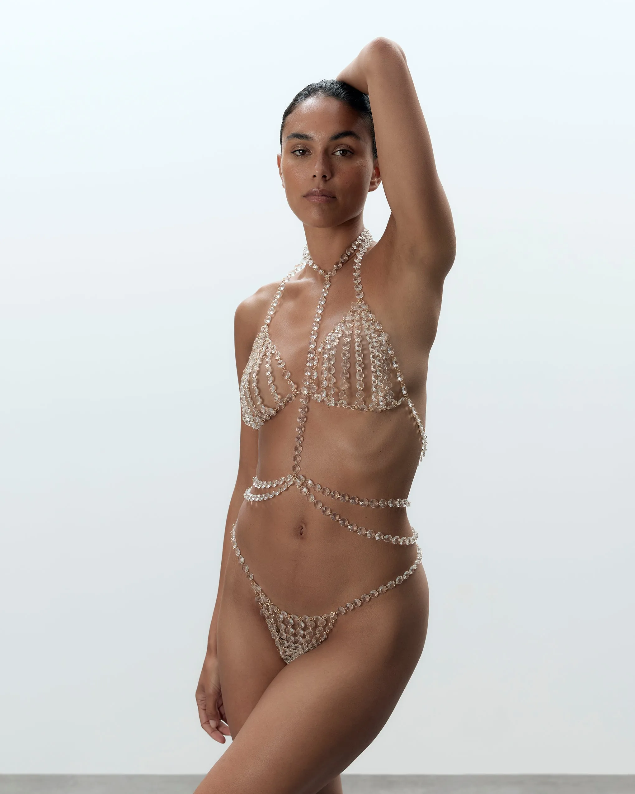 Set: Crystal Lingerie Set Clear sold by Bluebella product image thumbnail 4