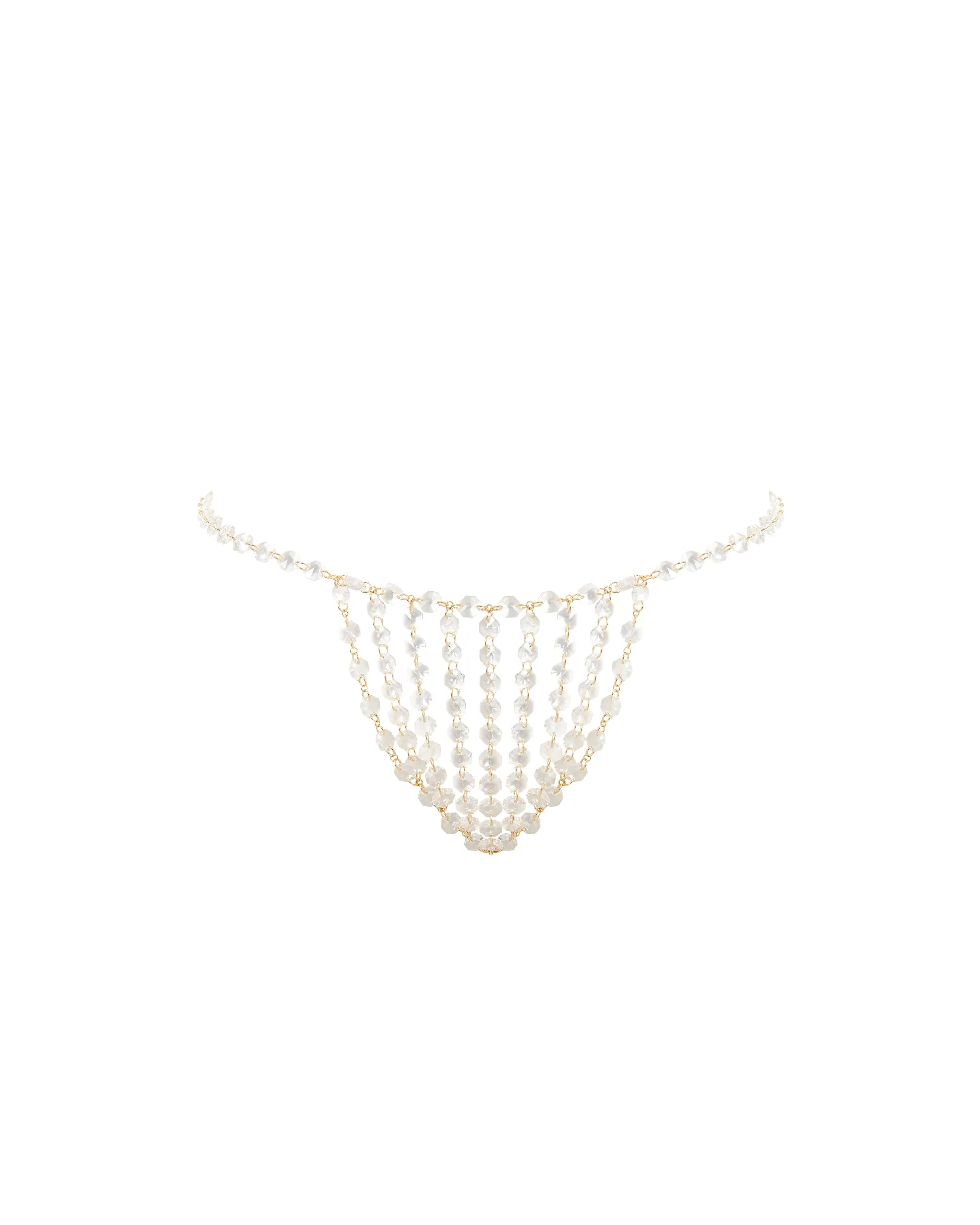 Crystal Thong Clear sold by Bluebella product image thumbnail 5