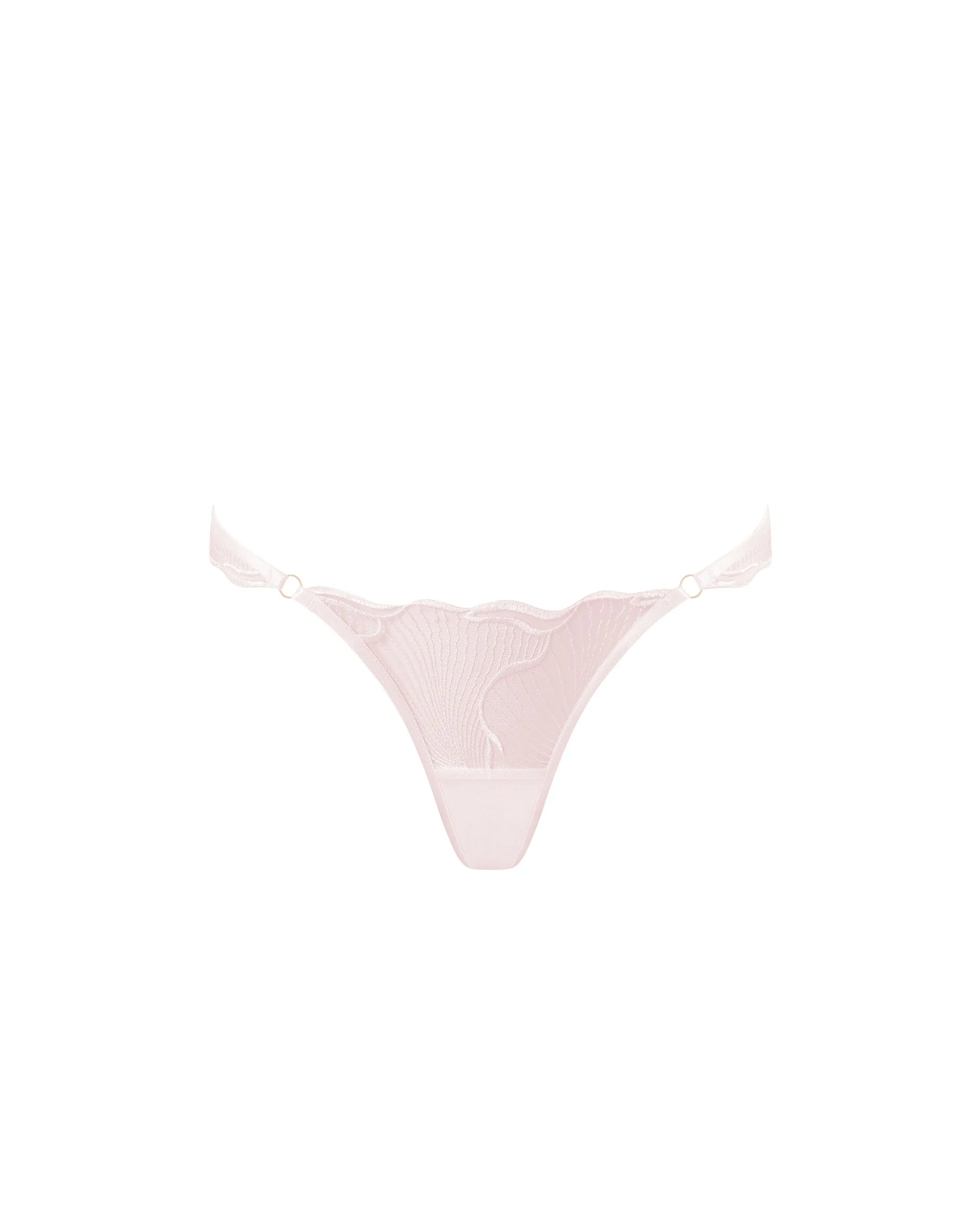 Marabel Embroidered Sheer Brief Pearl Pink sold by Bluebella product image thumbnail 5