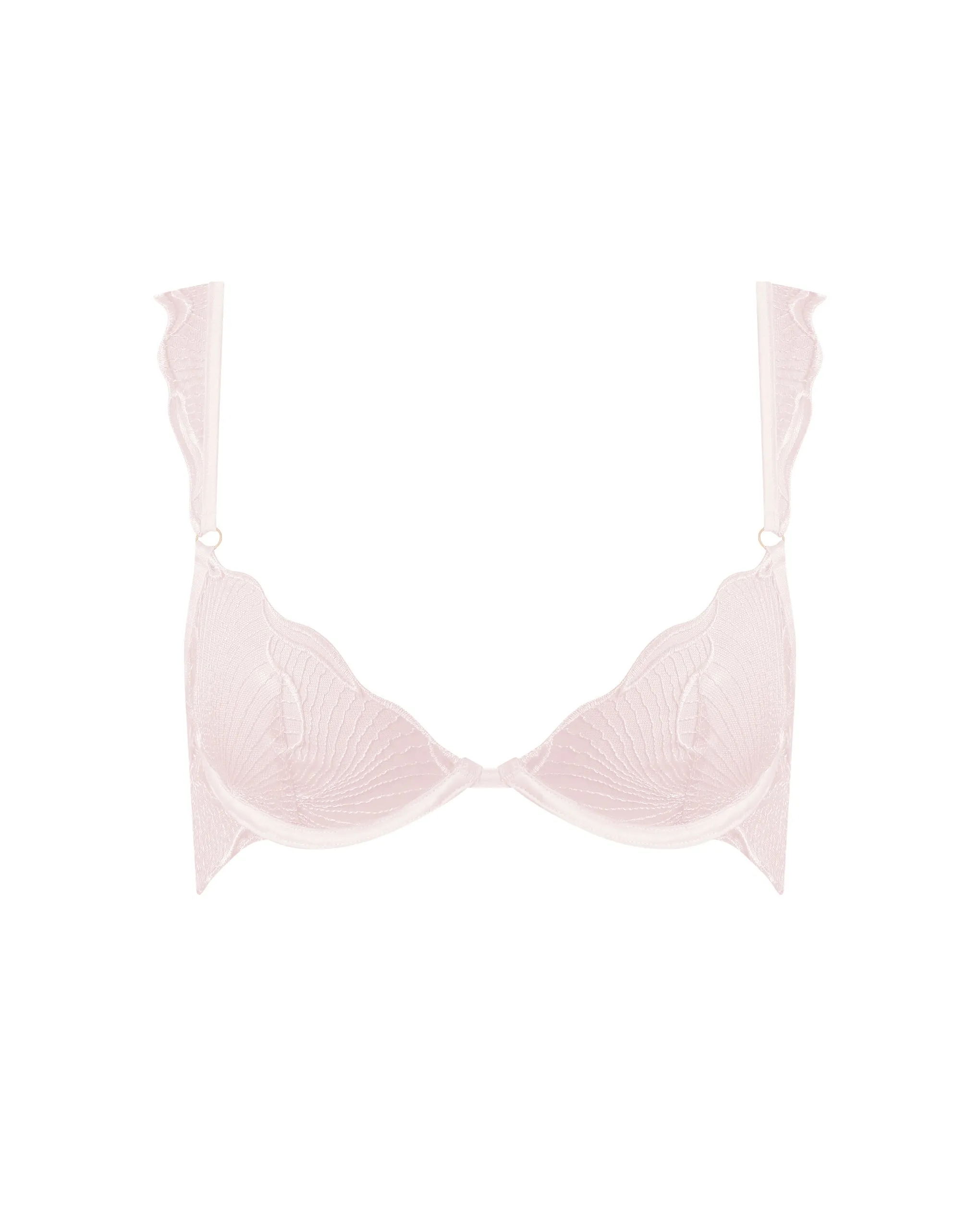 Marabel Embroidered Sheer Bra Pearl Pink sold by Bluebella product image thumbnail 5
