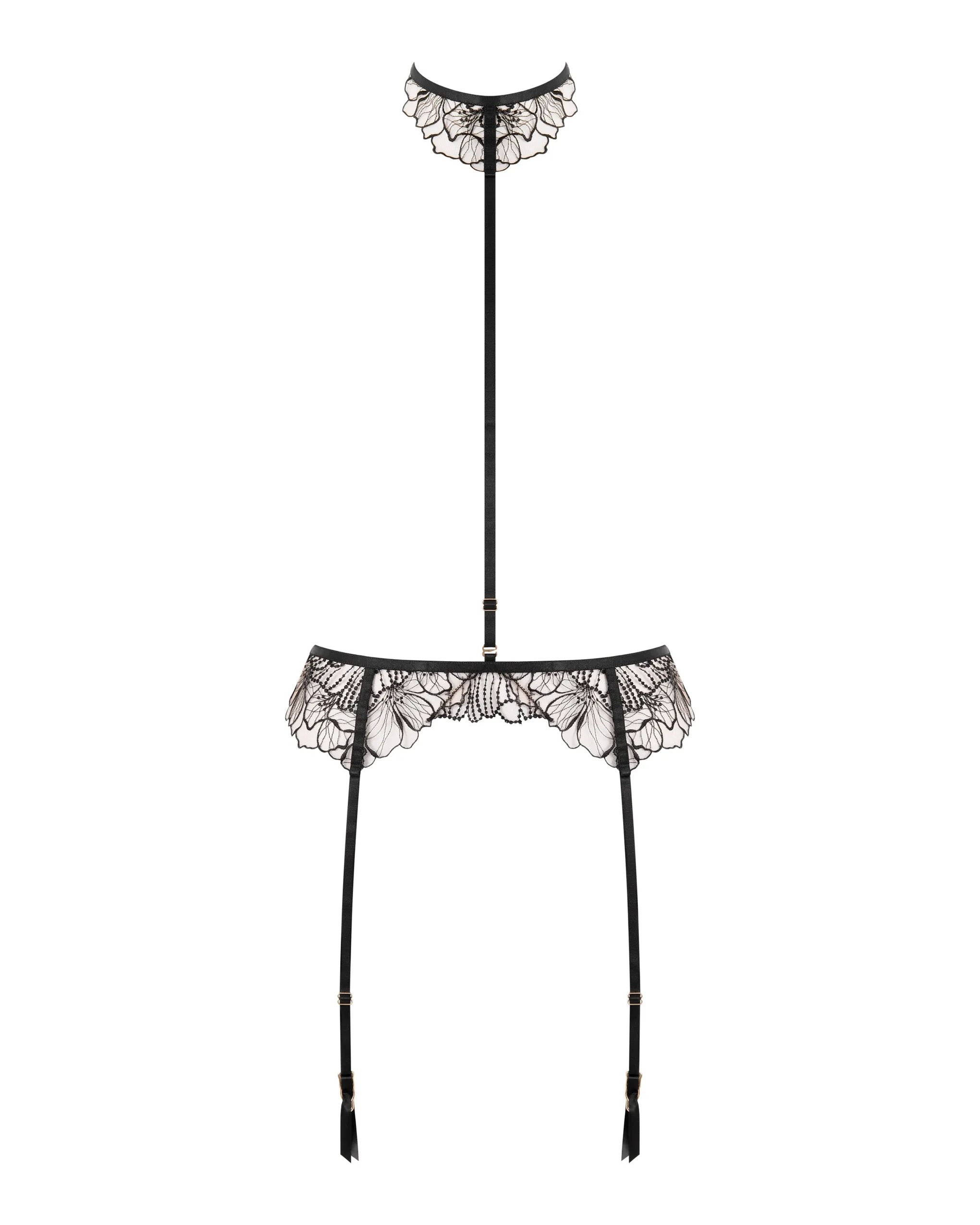 Amarosa Suspender Harness with Detachable Collar Black sold by Bluebella product image thumbnail 5