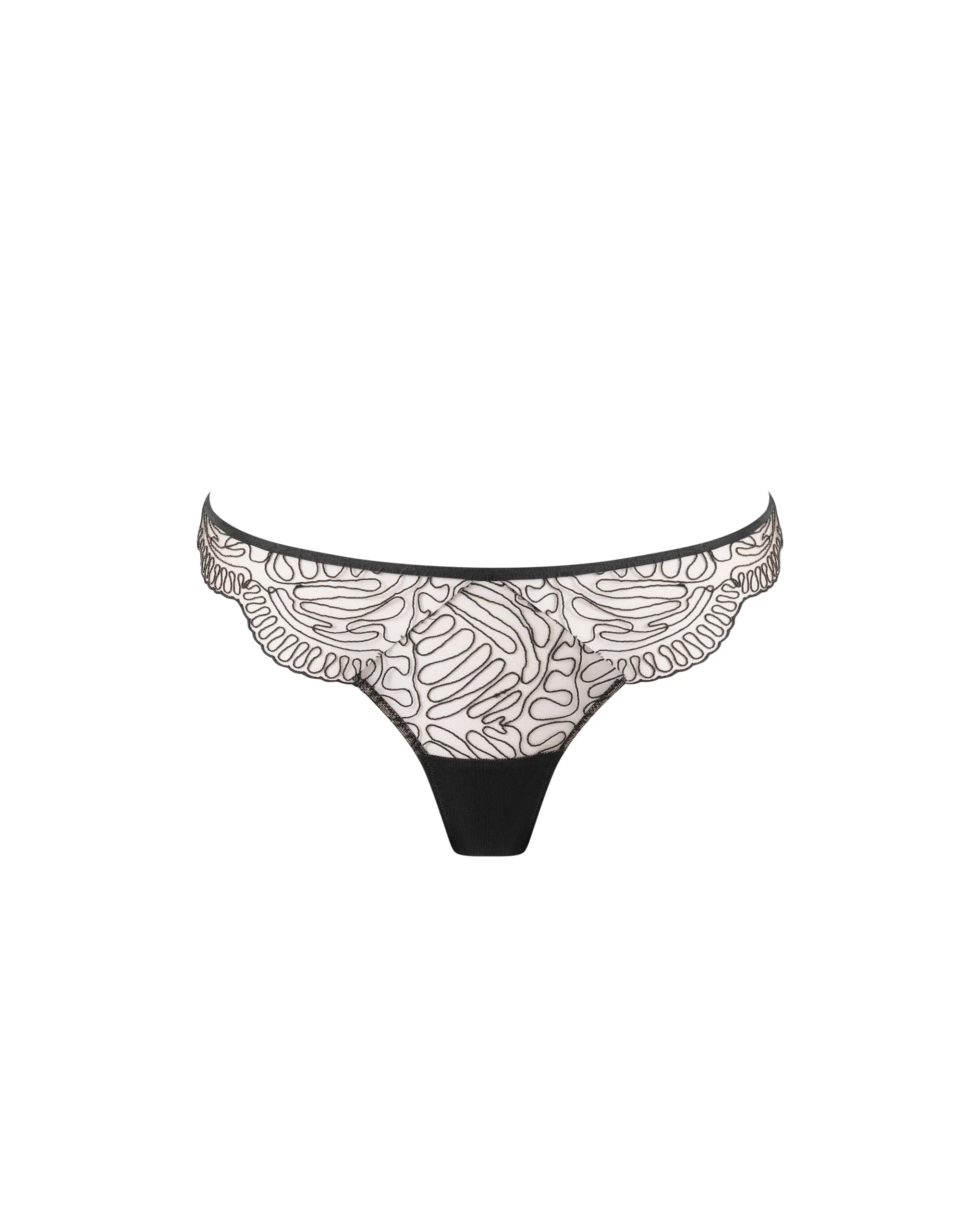 Leliana Sheer Thong Black sold by Bluebella product image thumbnail 5