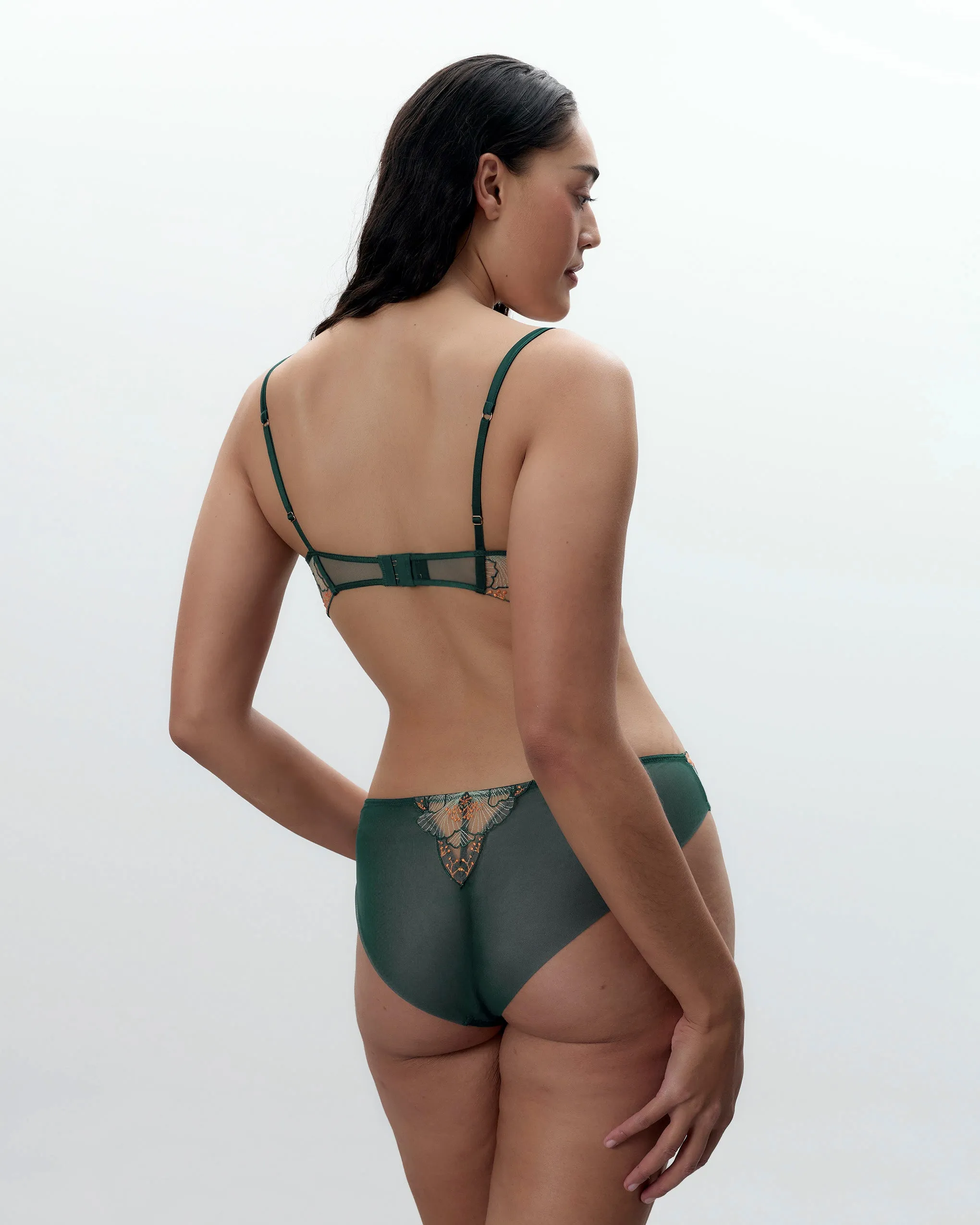 Set: Gianna Bra & Brief Set Green/Orange sold by Bluebella product image thumbnail 3