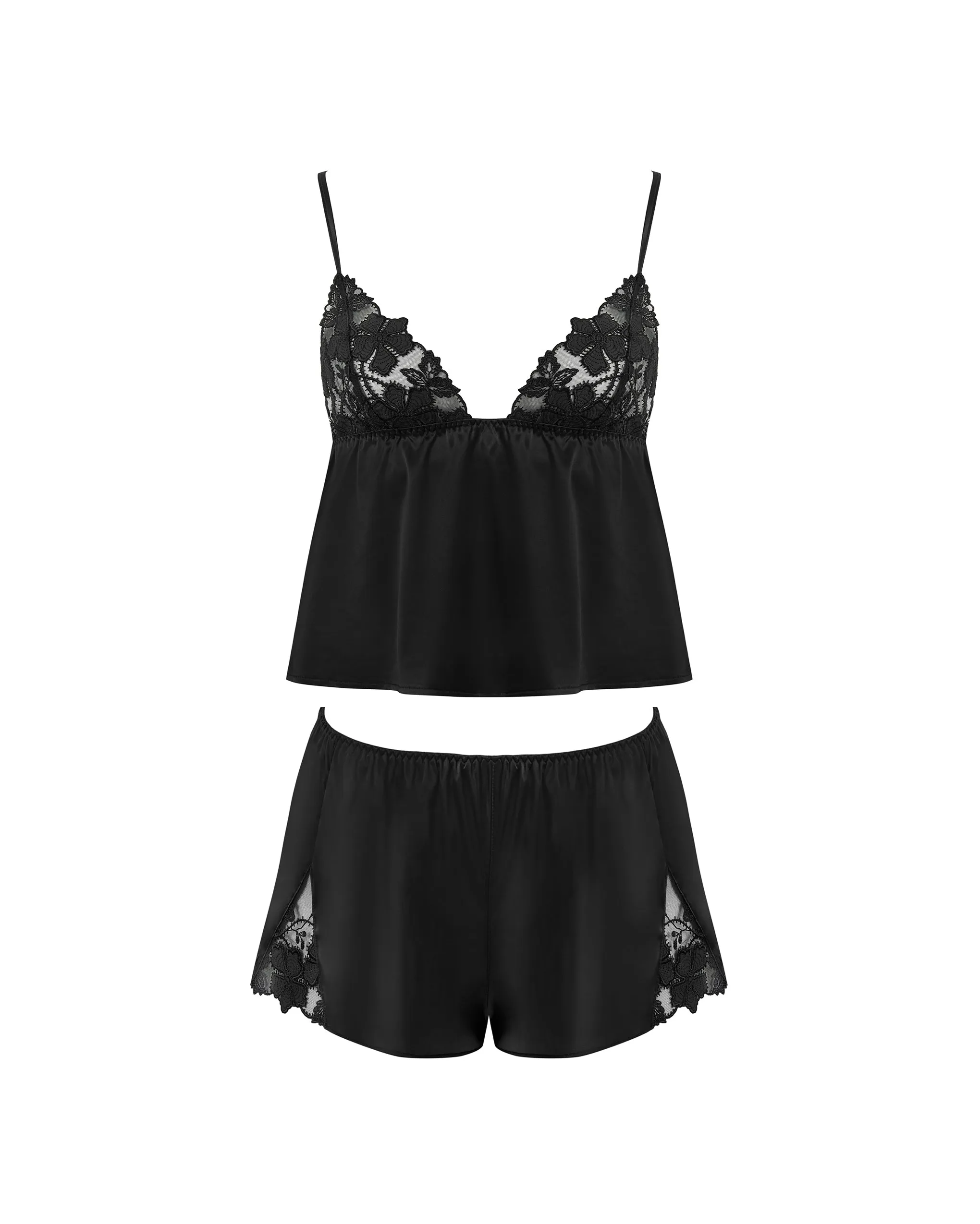 Alara Luxury Satin Cami and Short Set sold by Bluebella product image thumbnail 5