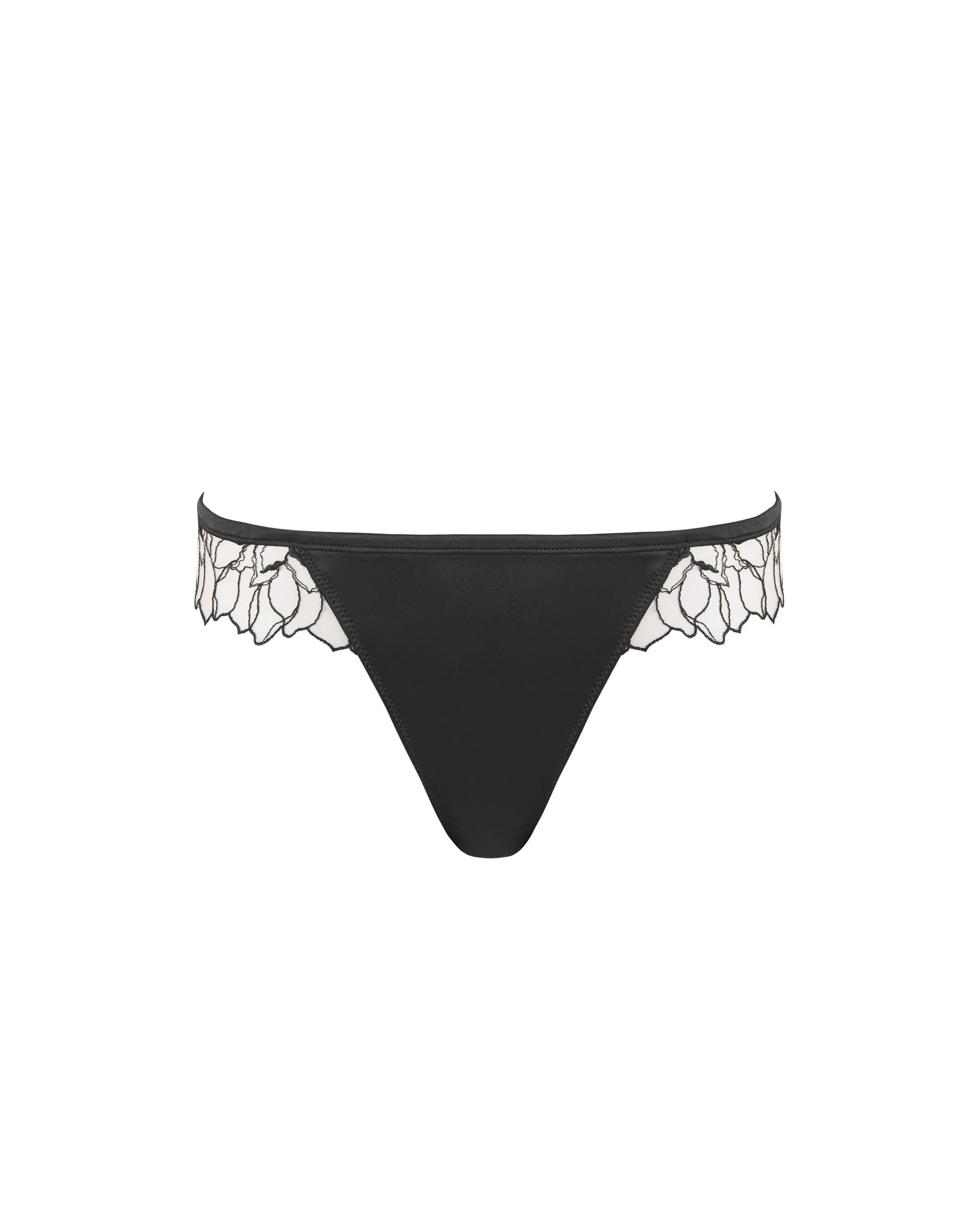 Fern Luxury Satin Brief Black sold by Bluebella product image thumbnail 5