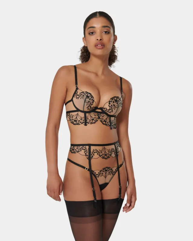 Set: Marisa Black/Sheer sold by Bluebella