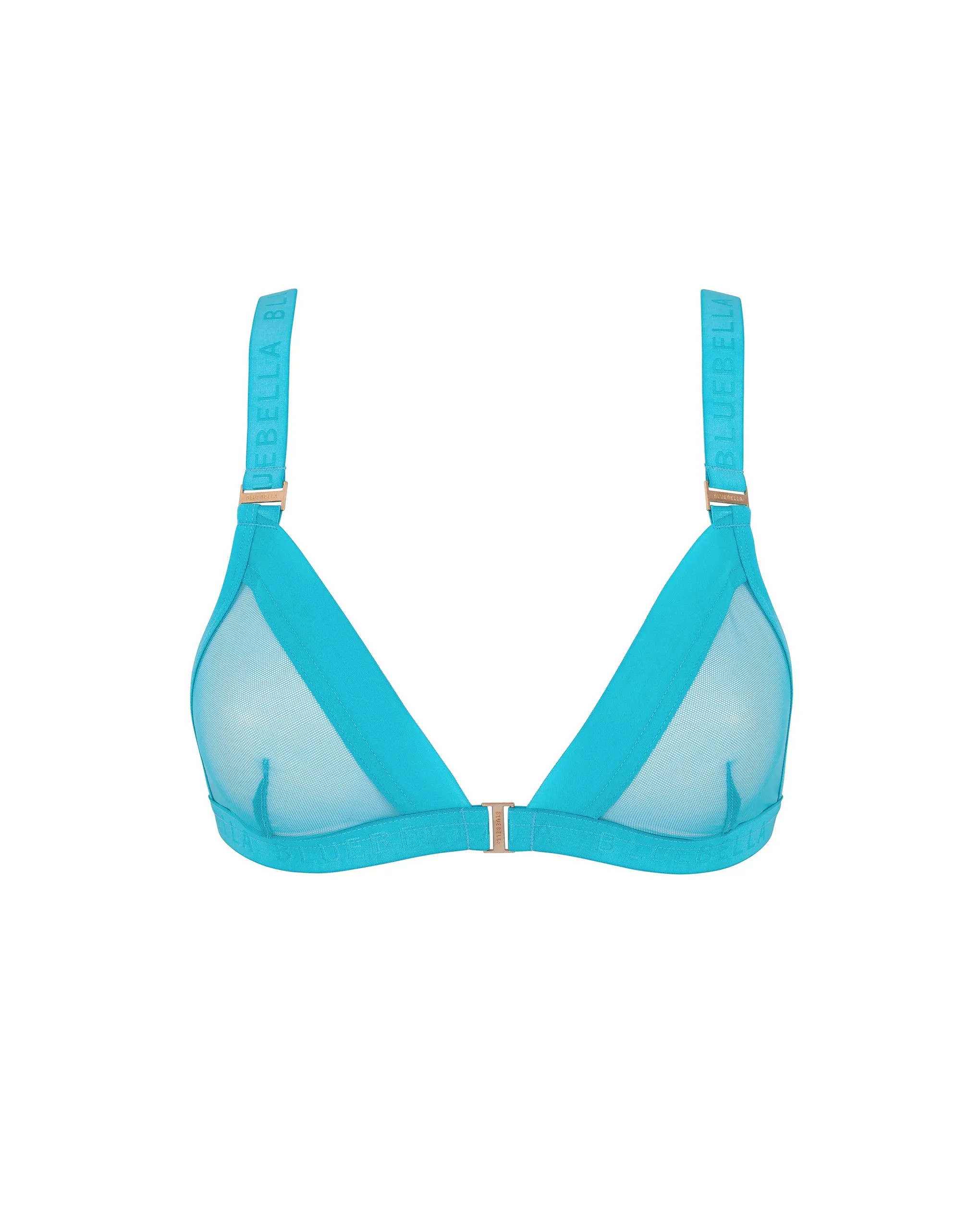 Lilia Mesh Non Wired Bra Peacock Blue sold by Bluebella product image thumbnail 5