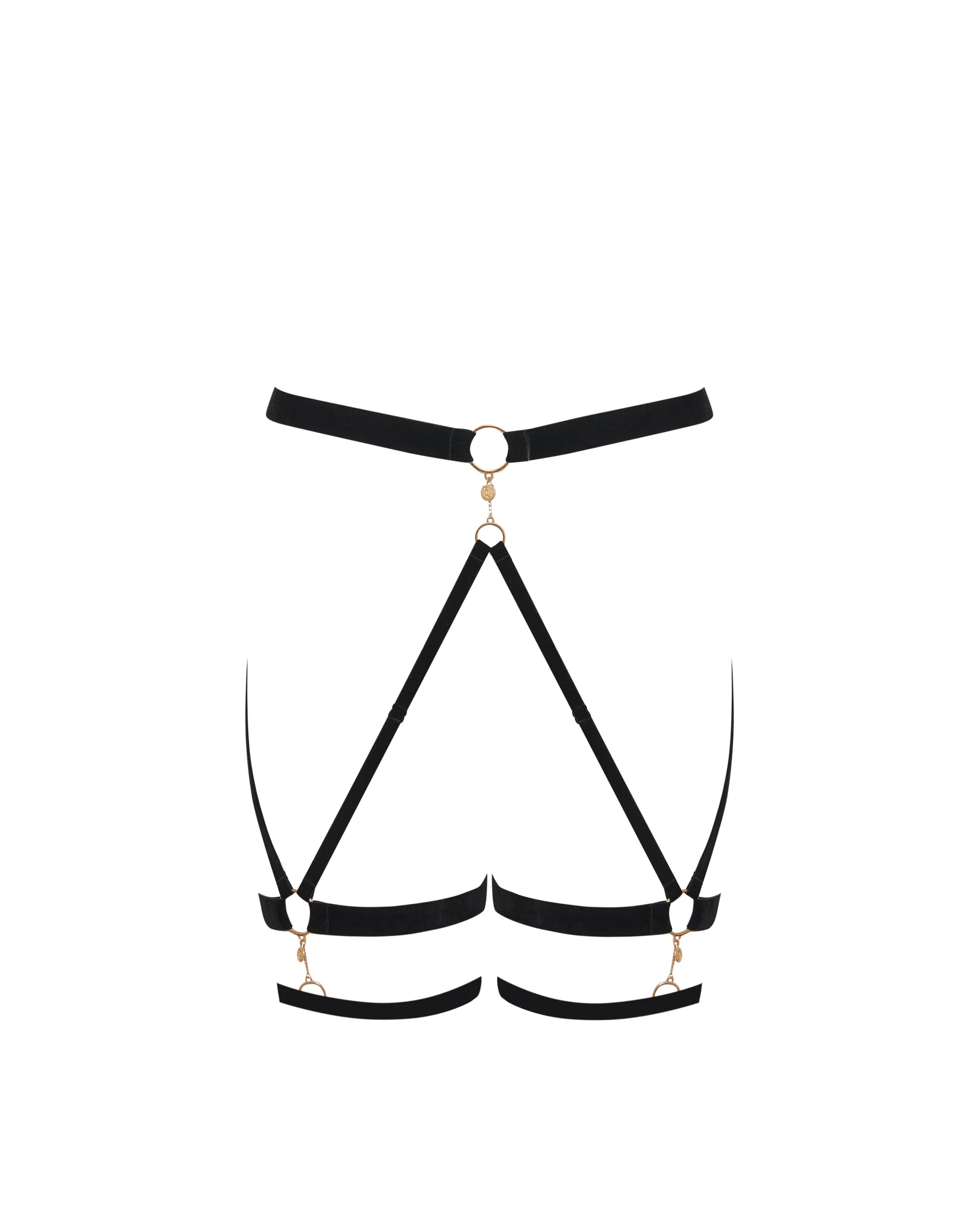 Simone Thigh Harness Black sold by Bluebella product image thumbnail 5