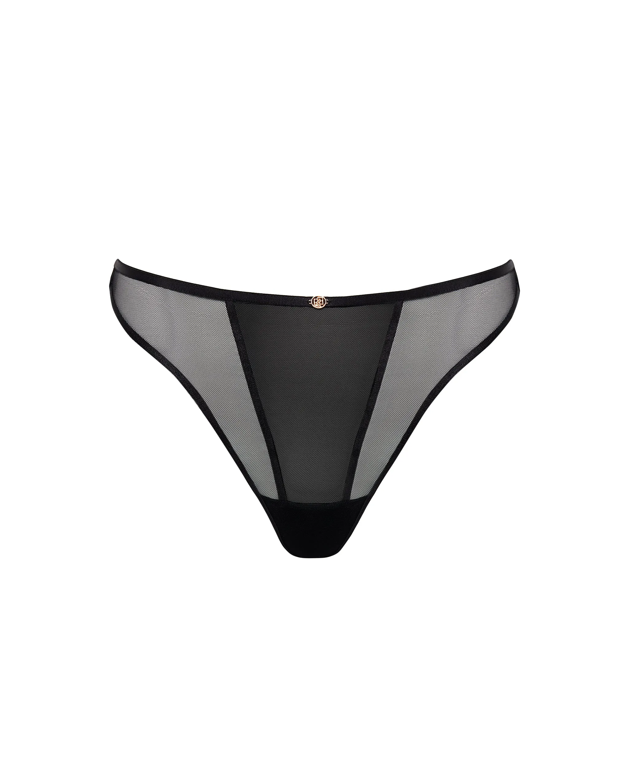 Alya Eco High-Waist Thong Black sold by Bluebella product image thumbnail 5