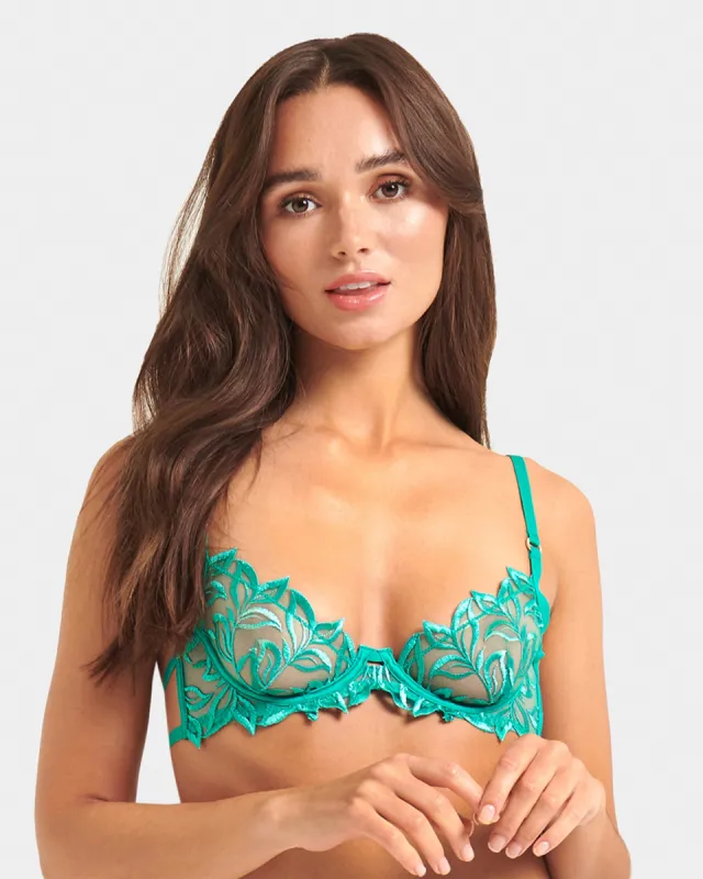Isadora Bra Columbia Green sold by Bluebella