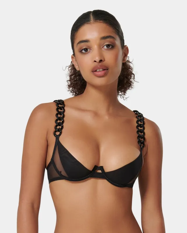 Rome Eco Bra Black sold by Bluebella