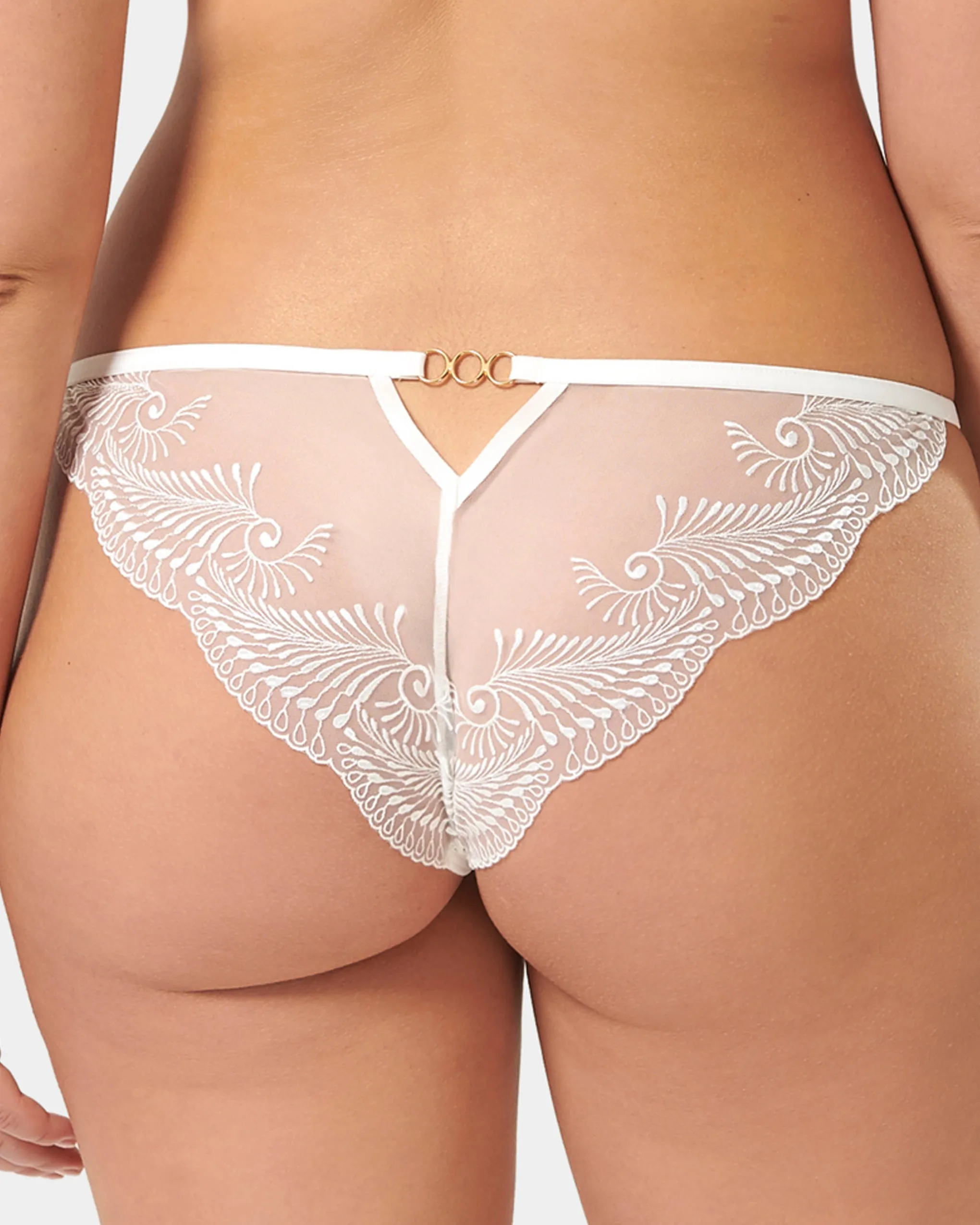 Rafaela Brief White sold by Bluebella product image thumbnail 3