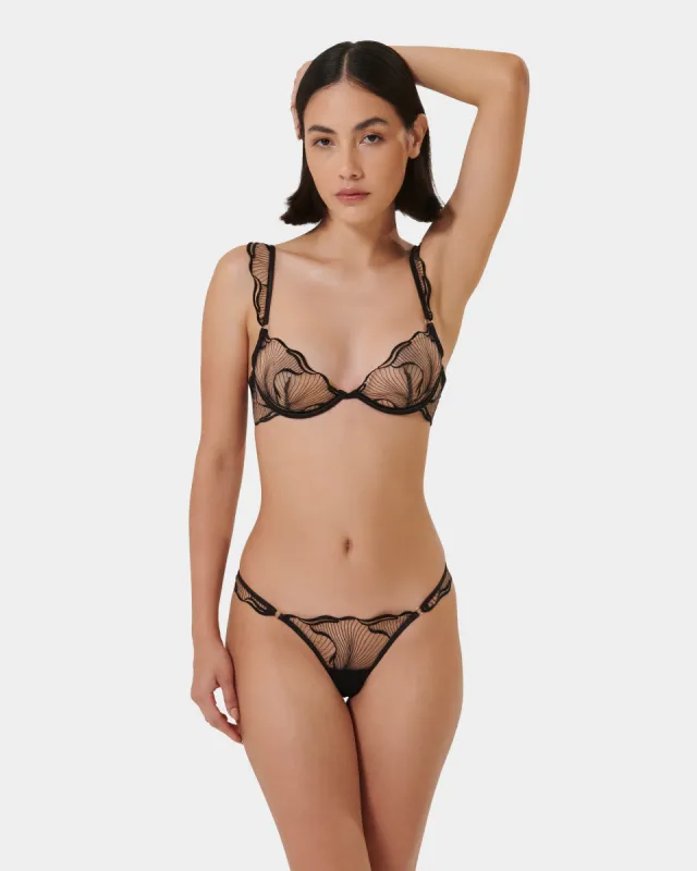 Set: Marabel Black/Sheer sold by Bluebella