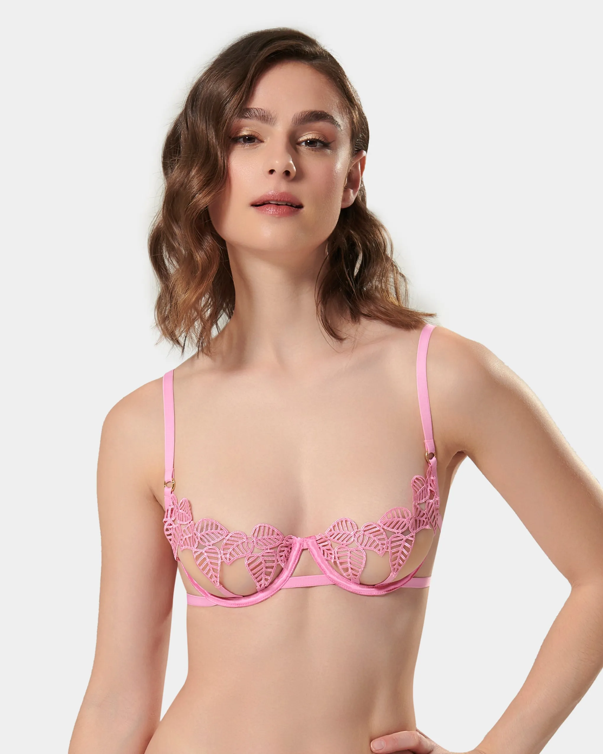 Sapphira Bra Begonia Pink sold by Bluebella