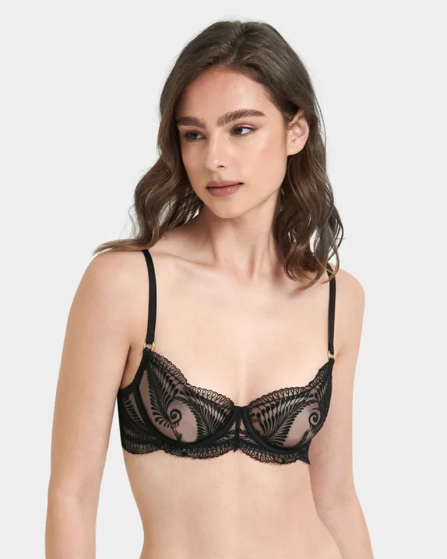 Rafaela Bra Black sold by Bluebella