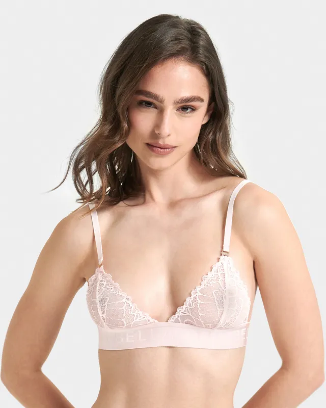Tori Soft Bra Pale Pink sold by Bluebella