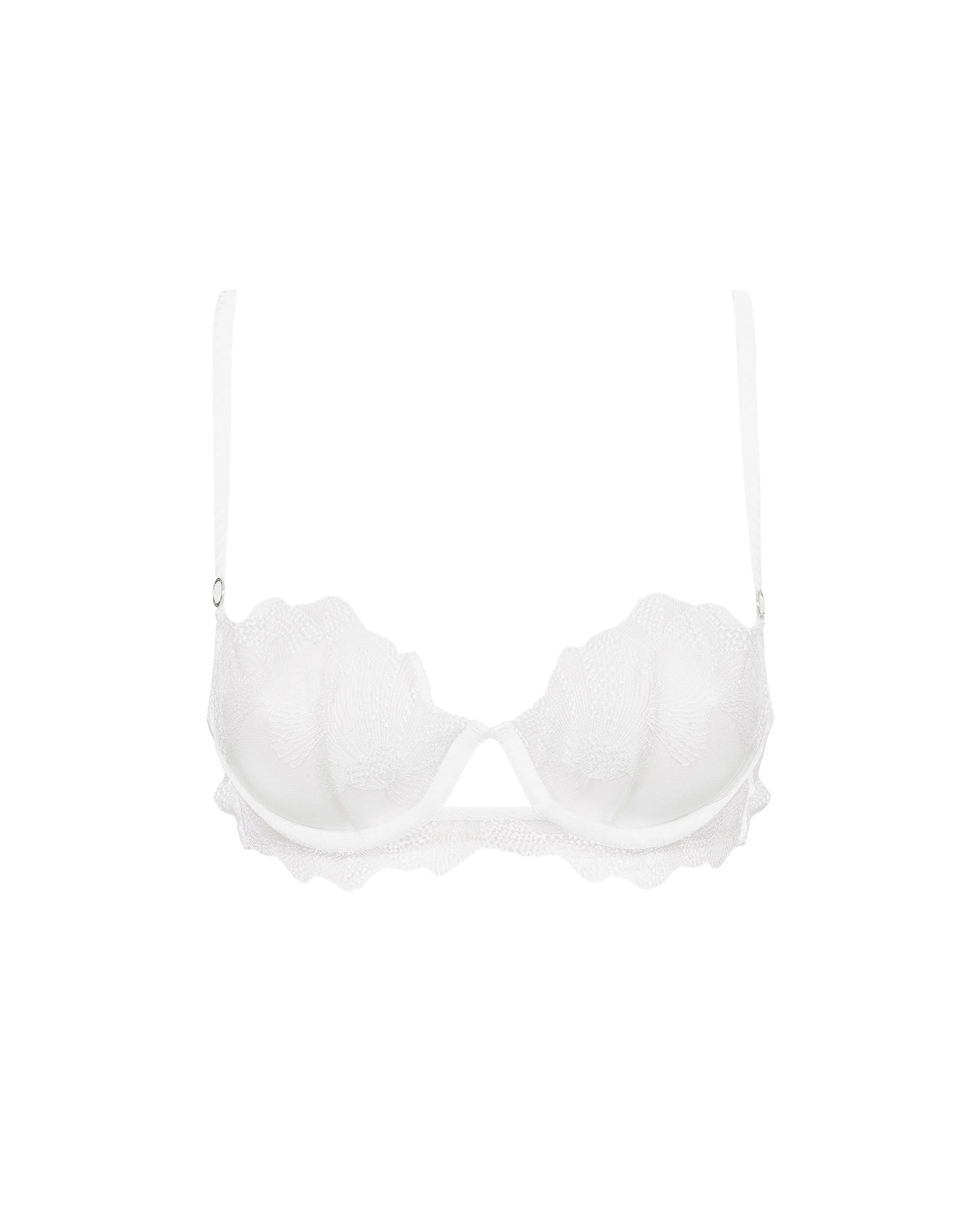 Adeline Wired Bra White/Sheer sold by Bluebella product image thumbnail 5