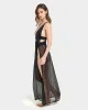Topaz Long Chemise Black sold by Bluebella