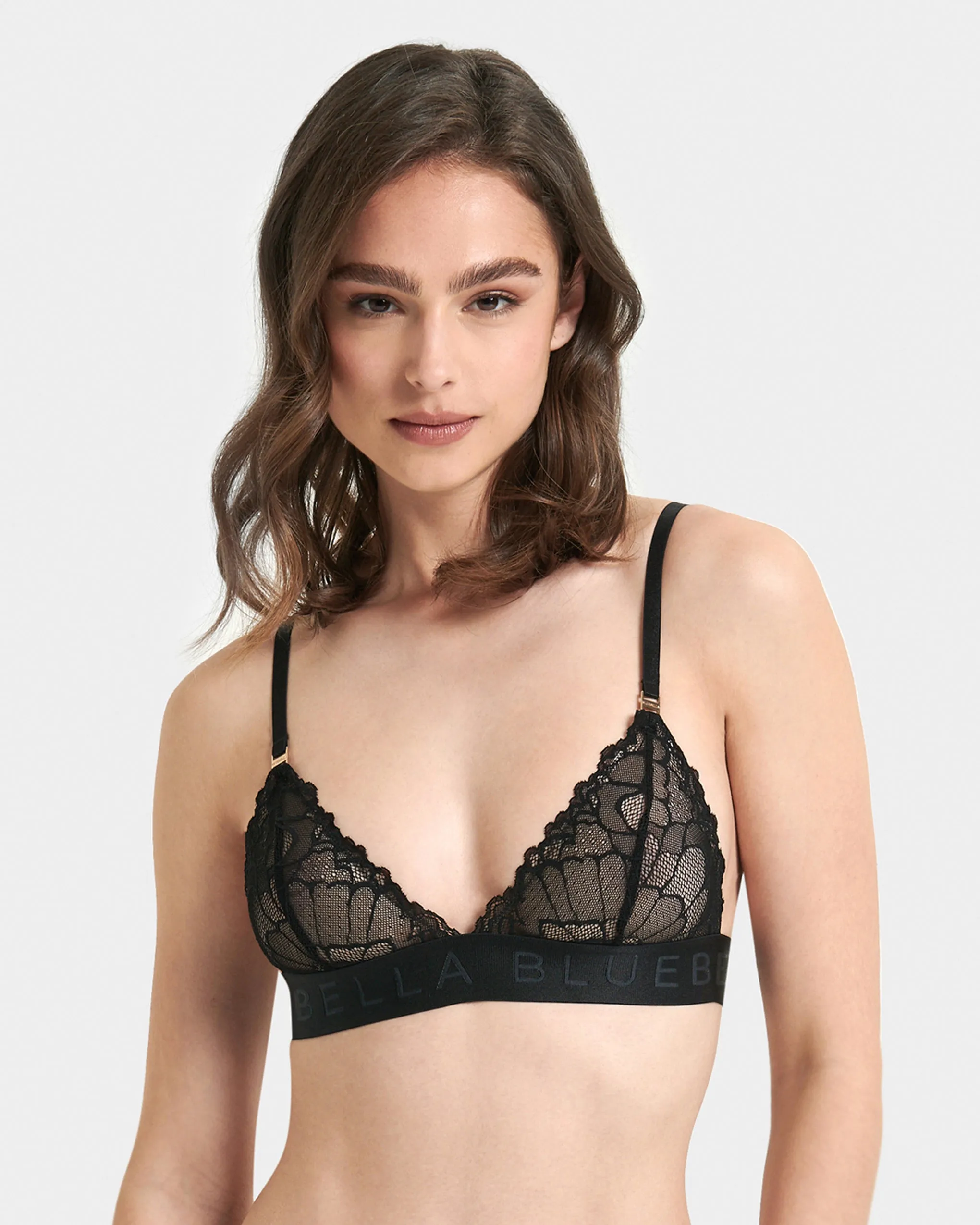 Tori Soft Bra Black sold by Bluebella