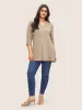 Soldi Cable Knit Pocket Button Up T-shirt sold by Bloomchic