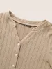 Soldi Cable Knit Pocket Button Up T-shirt sold by Bloomchic