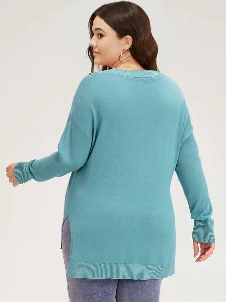 Supersoft Essentials Bowknot Front Split Side Pullover sold by Bloomchic product image thumbnail 2