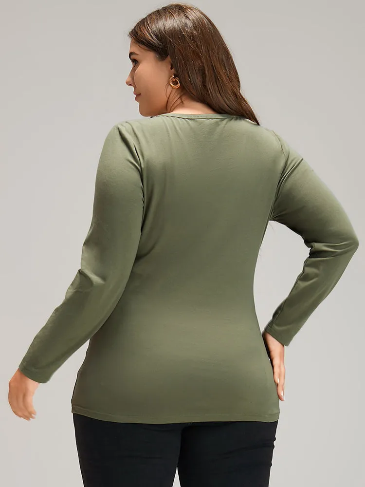 Cotton Solid Button Down T-shirt sold by Bloomchic product image thumbnail 5