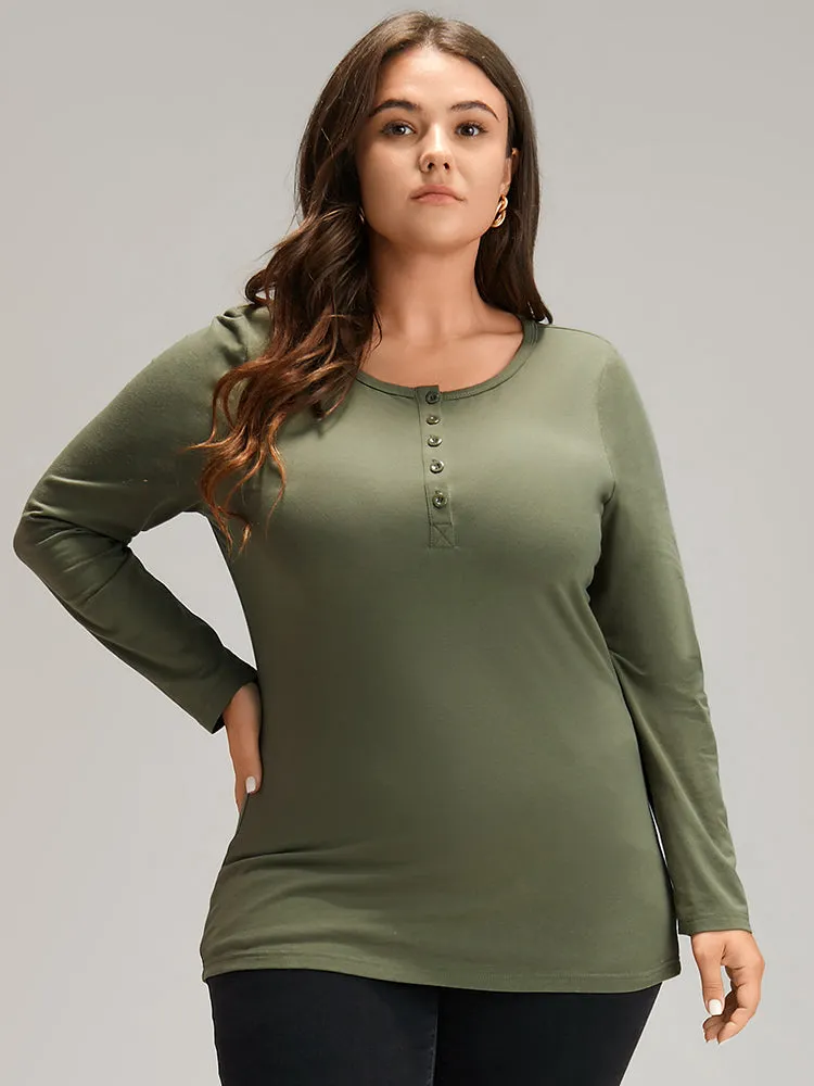 Cotton Solid Button Down T-shirt sold by Bloomchic product image thumbnail 4