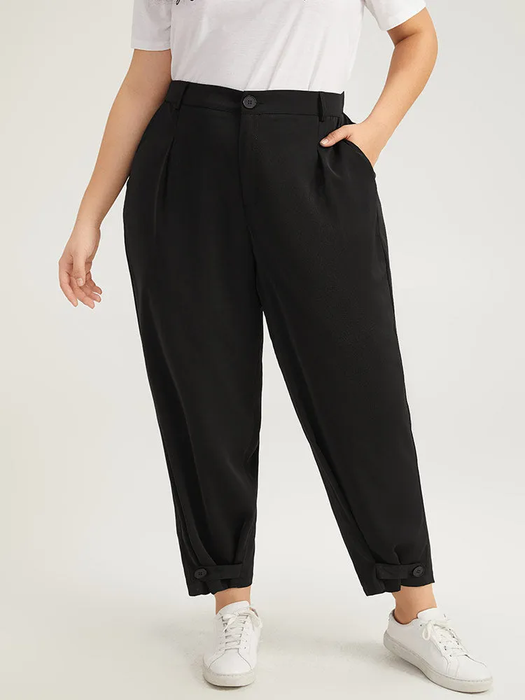 Solid Pocket Button Up Straight Leg Pants sold by Bloomchic product image thumbnail 2